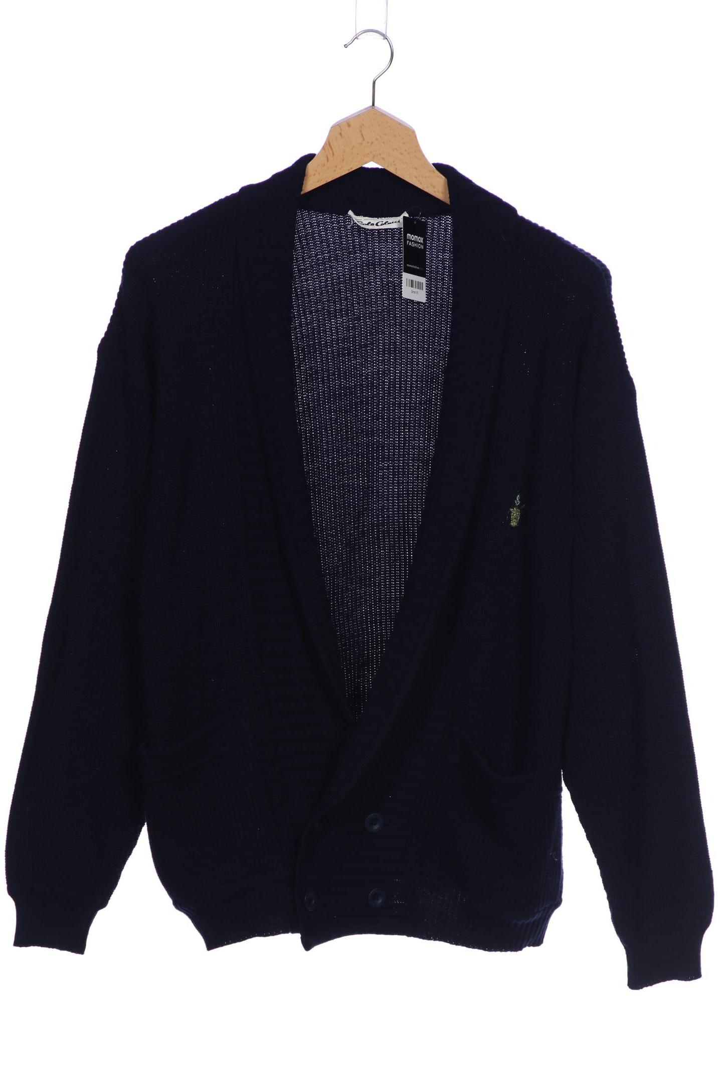 

Carlo Colucci Herren Strickjacke, marineblau, Gr. 54