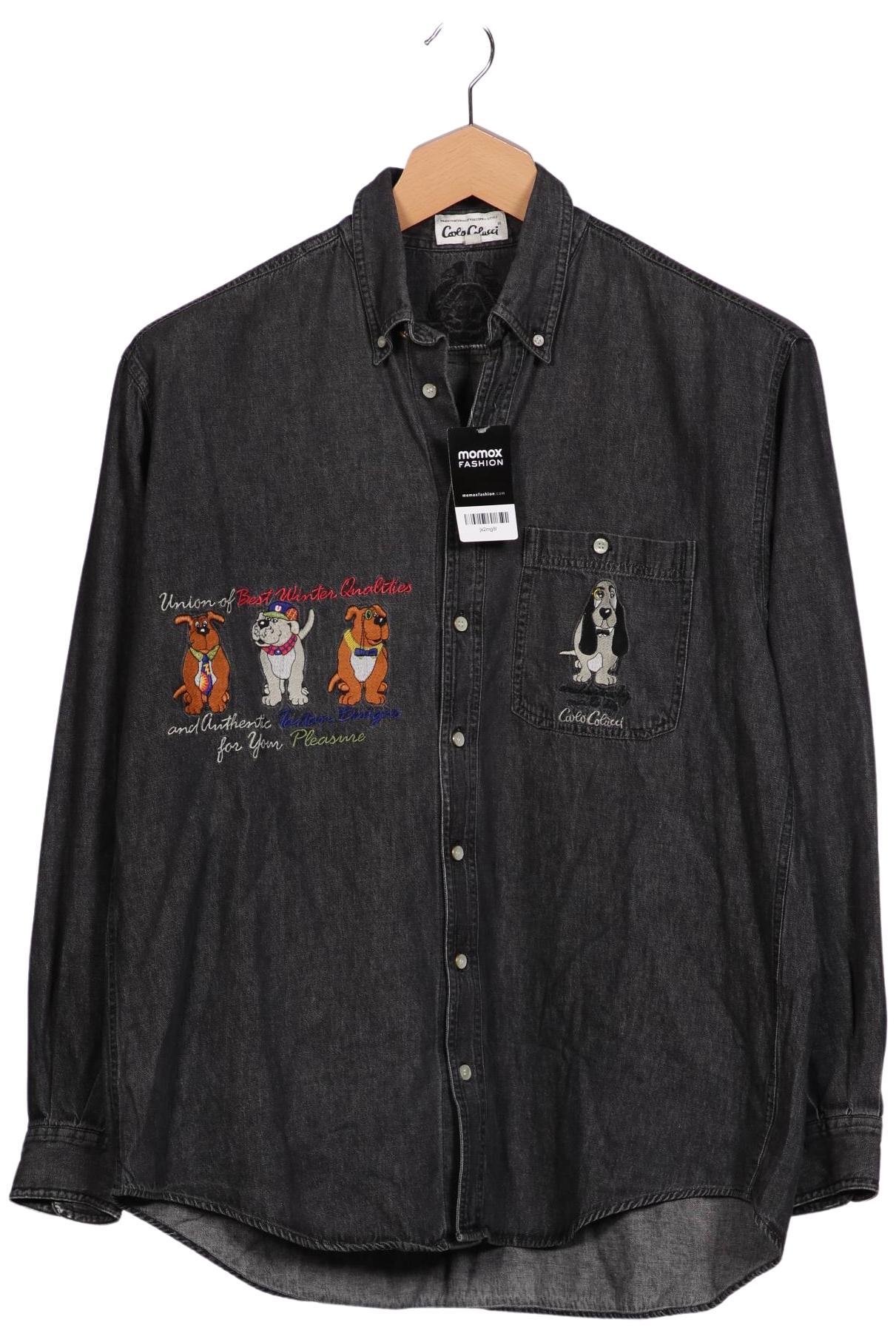 

Carlo Colucci Herren Hemd, grau, Gr. 56