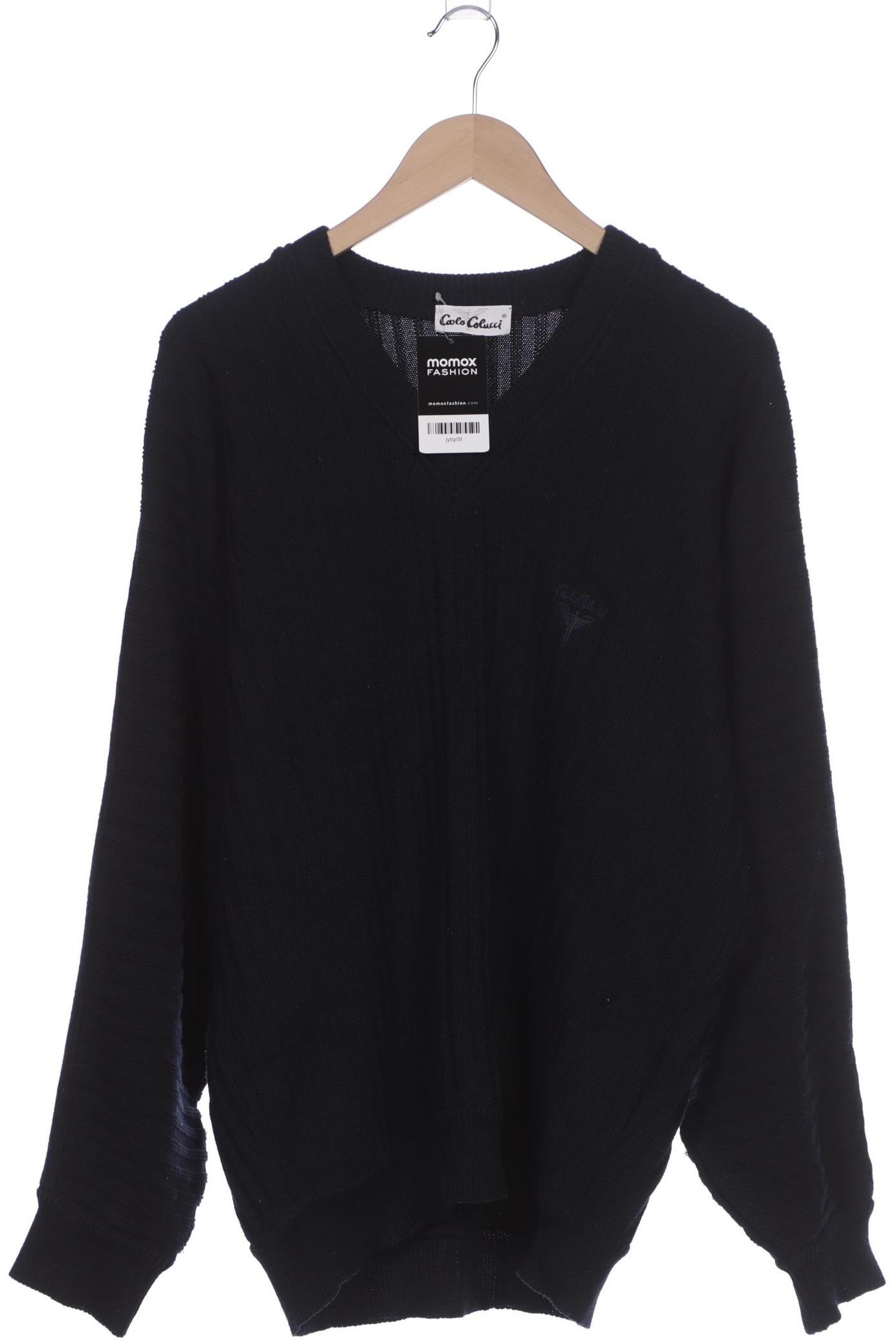 

Carlo Colucci Herren Pullover, marineblau, Gr. 52