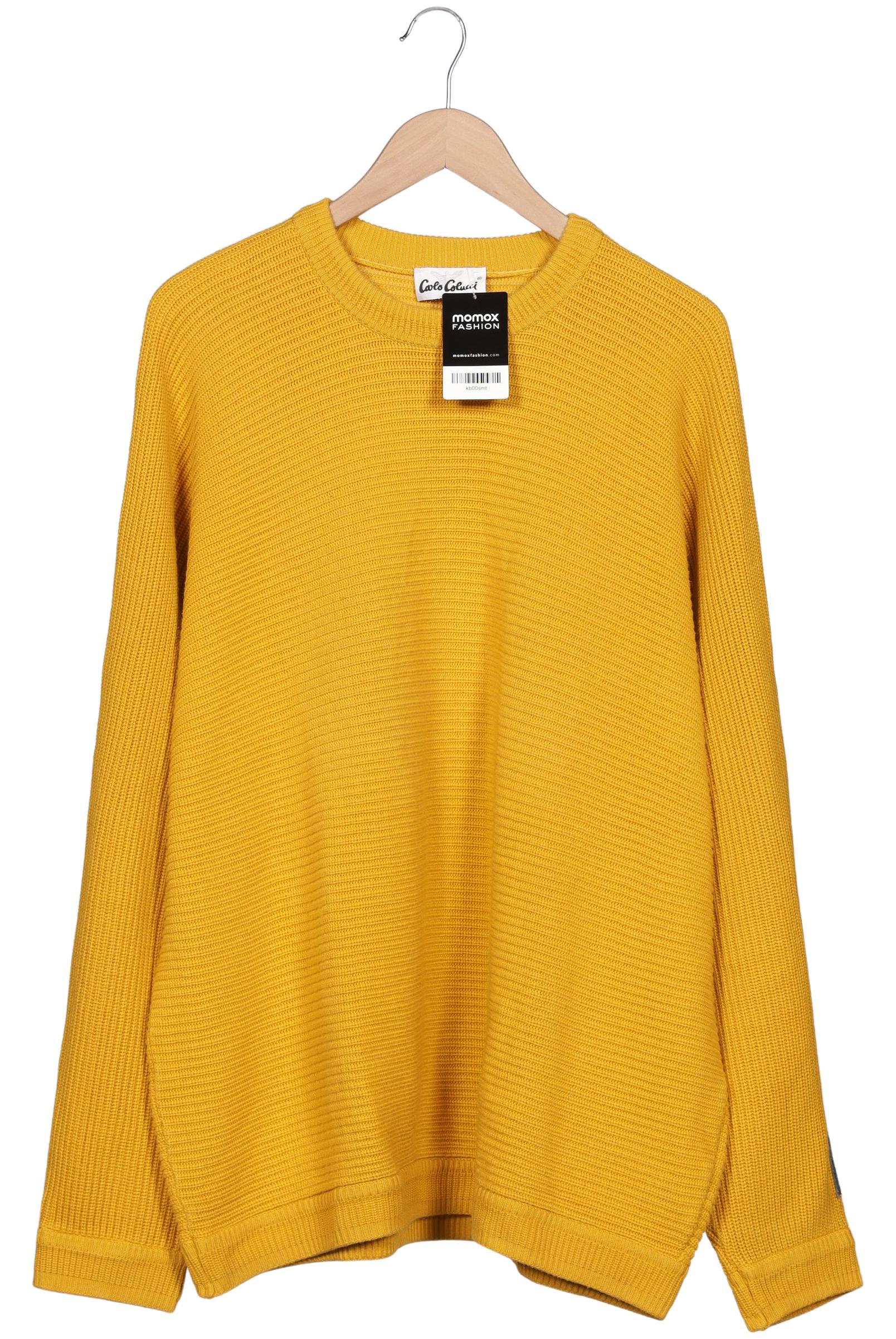 

Carlo Colucci Herren Pullover, gelb, Gr. 56