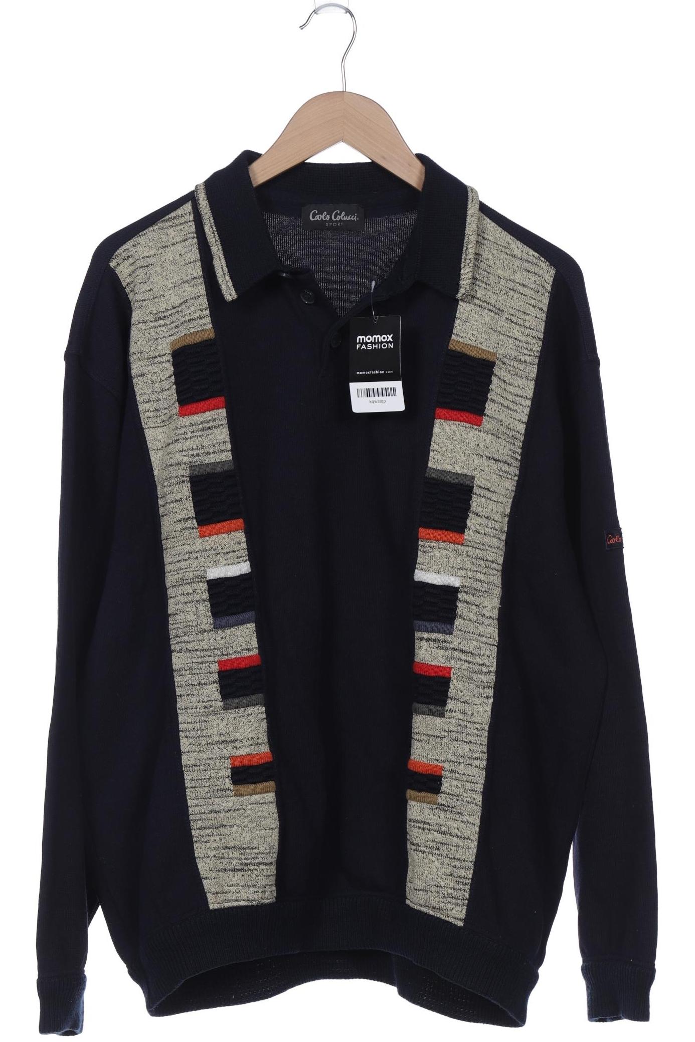 

Carlo Colucci Herren Pullover, marineblau, Gr. 54