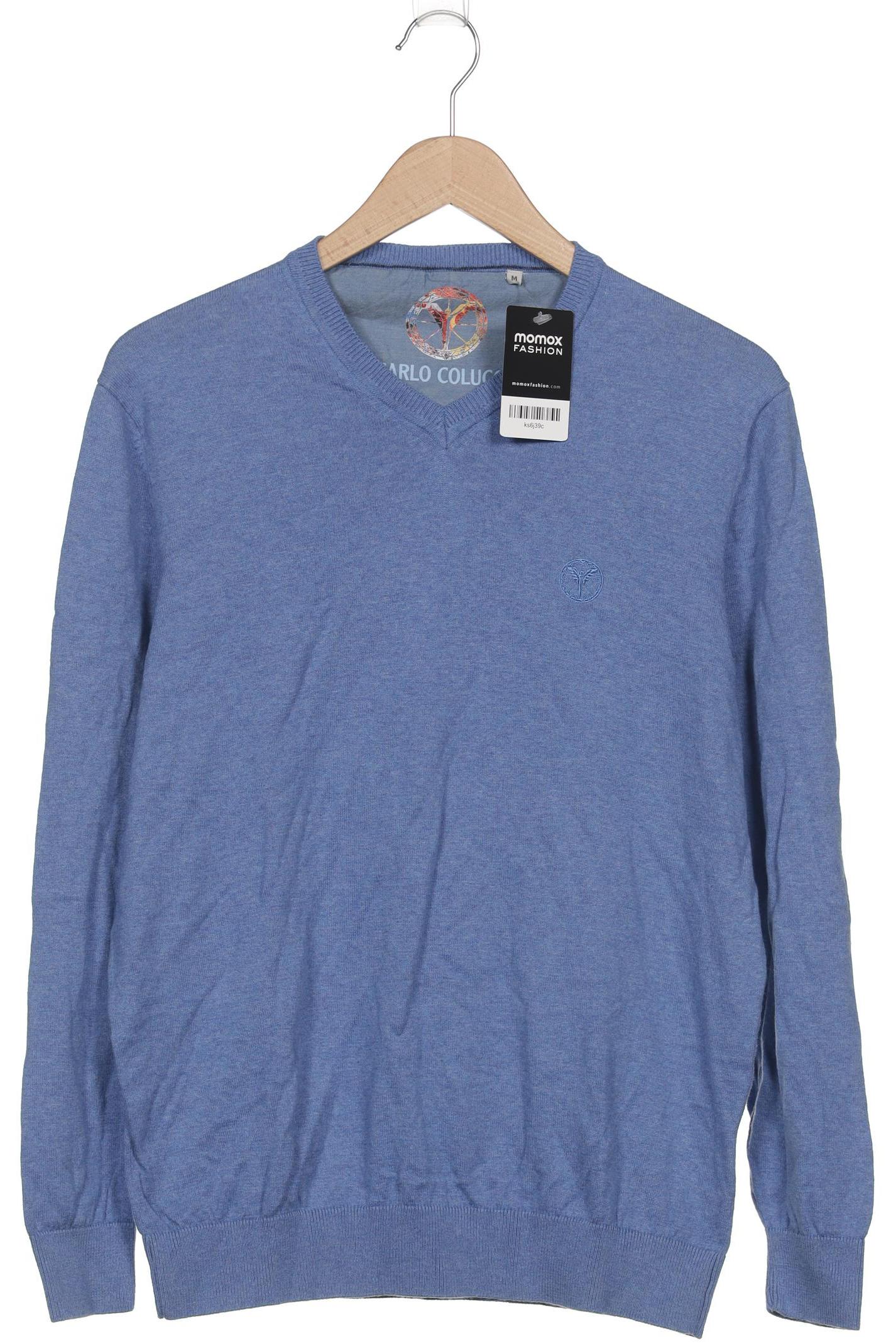 

Carlo Colucci Herren Pullover, blau, Gr. 48