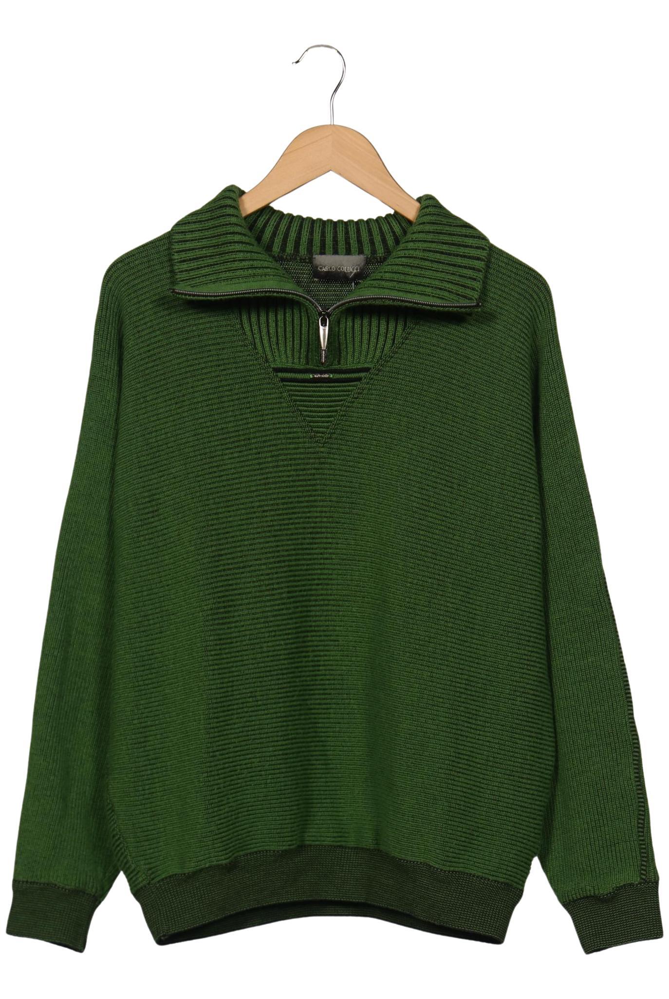 

Carlo Colucci Herren Pullover, grün, Gr. 54