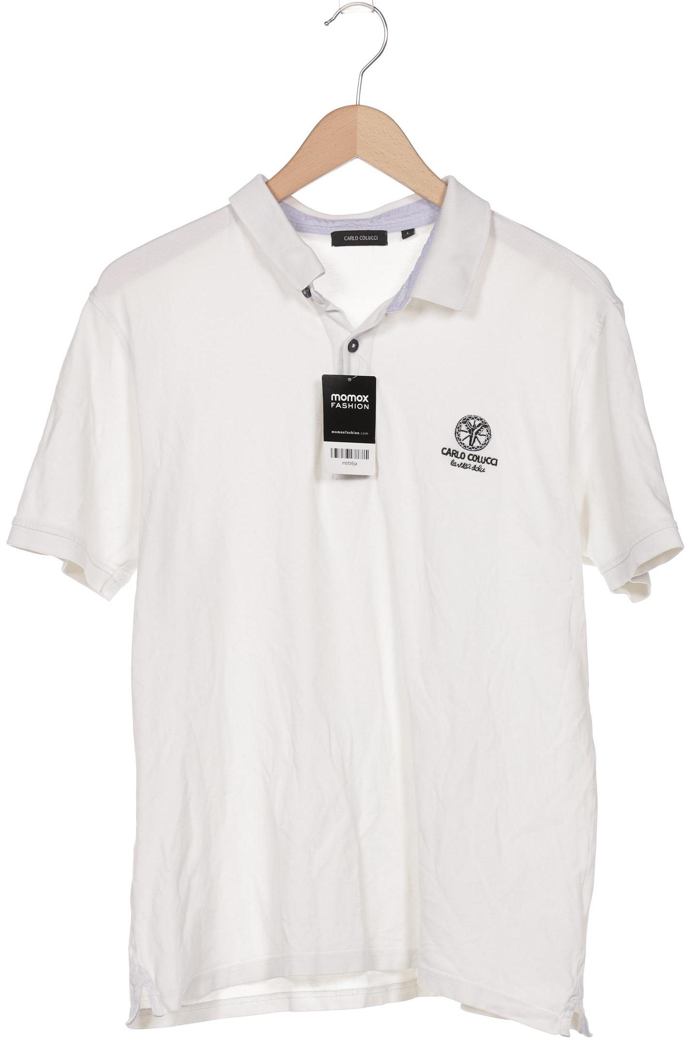 

Carlo Colucci Herren Poloshirt, weiß, Gr. 52