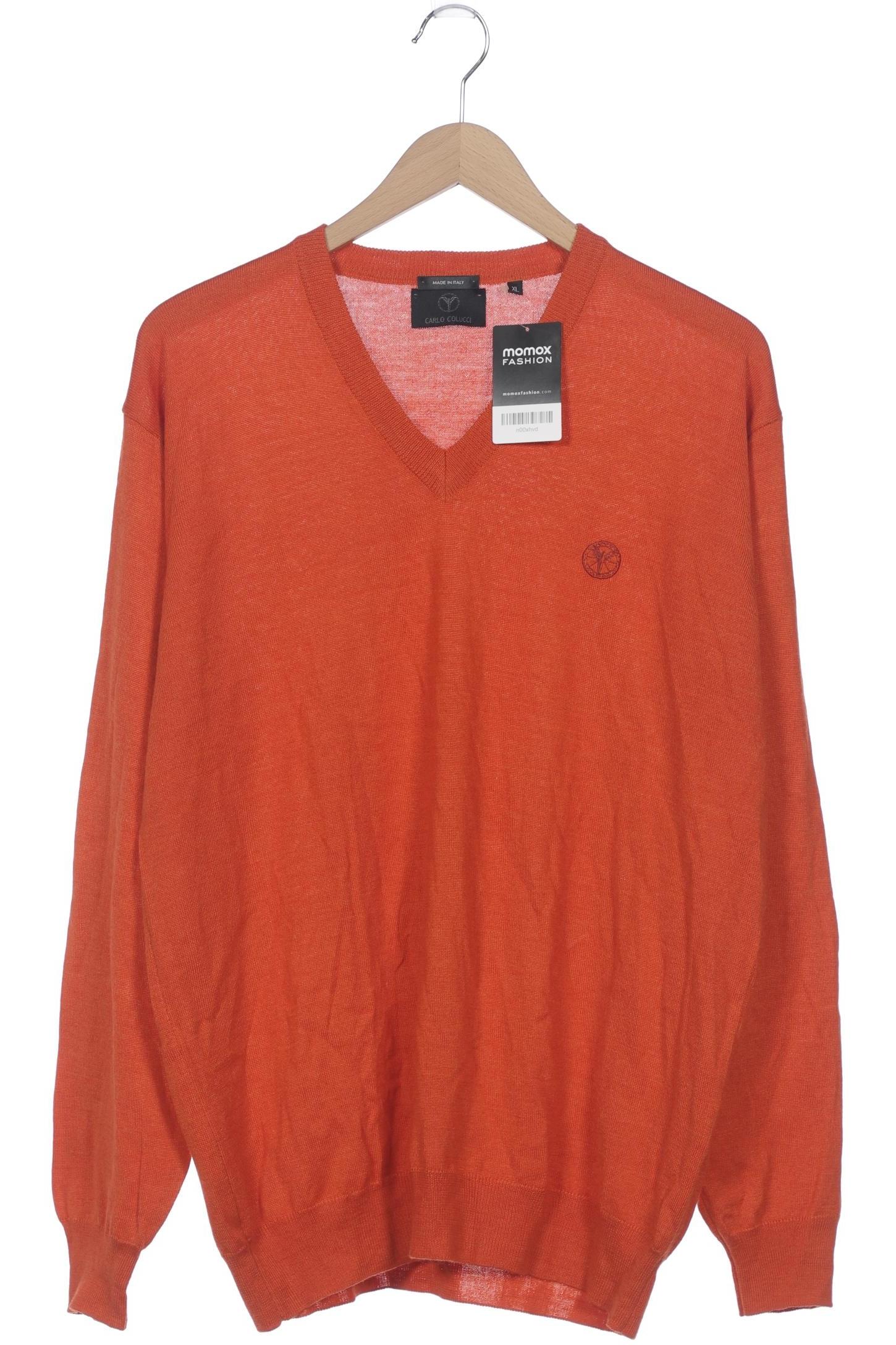 

Carlo Colucci Herren Pullover, orange, Gr. 54
