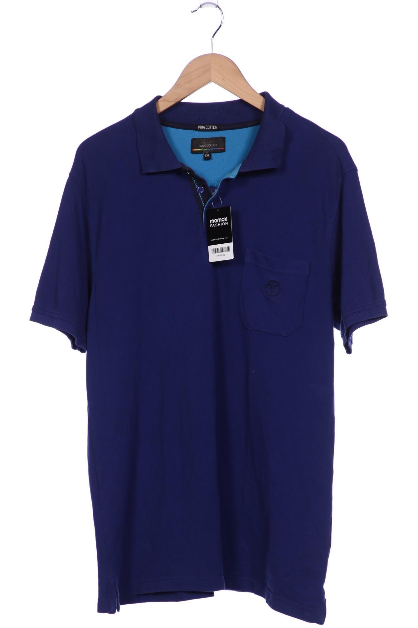 

Carlo Colucci Herren Poloshirt, marineblau, Gr. 56