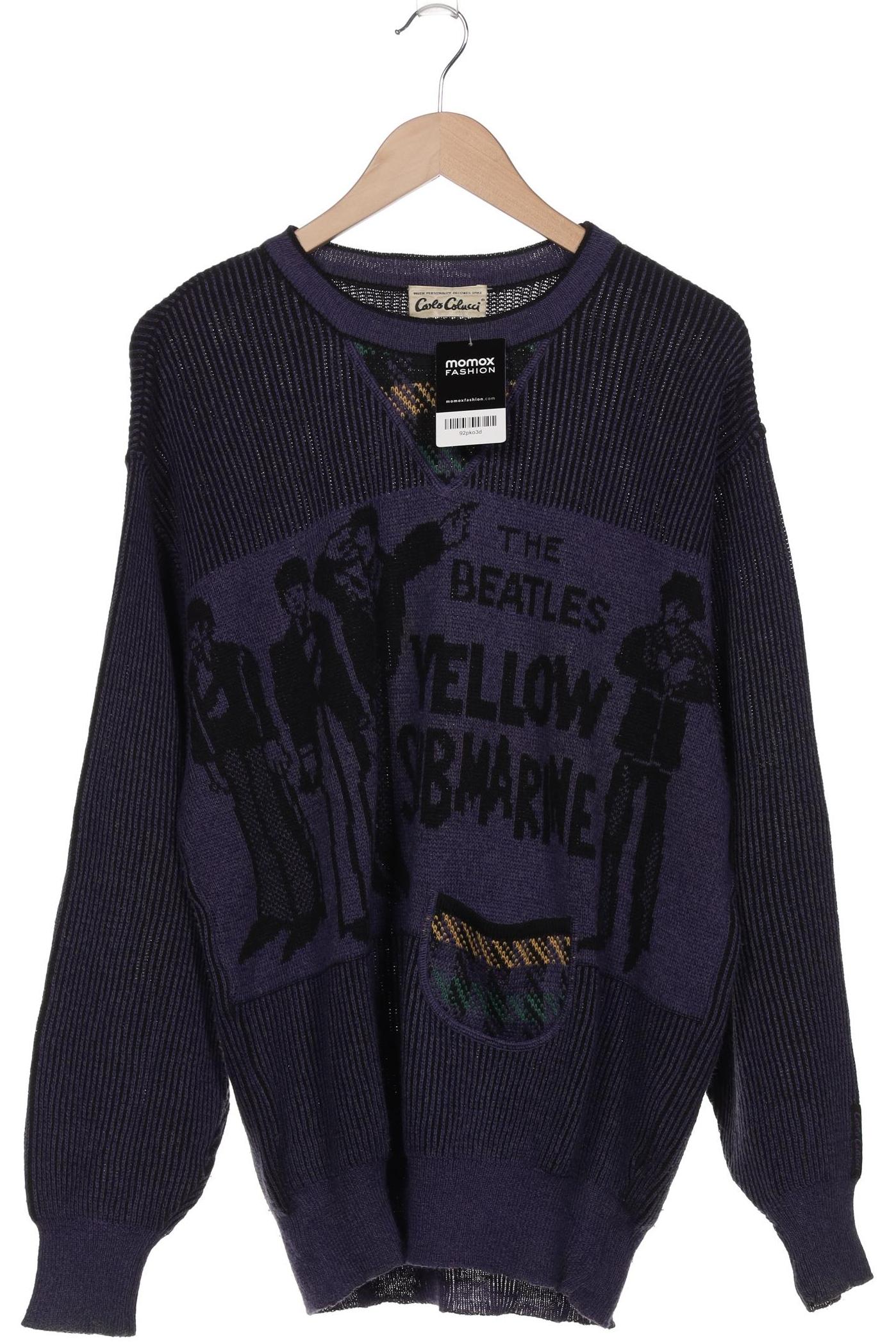 

Carlo Colucci Herren Pullover, flieder, Gr. 48