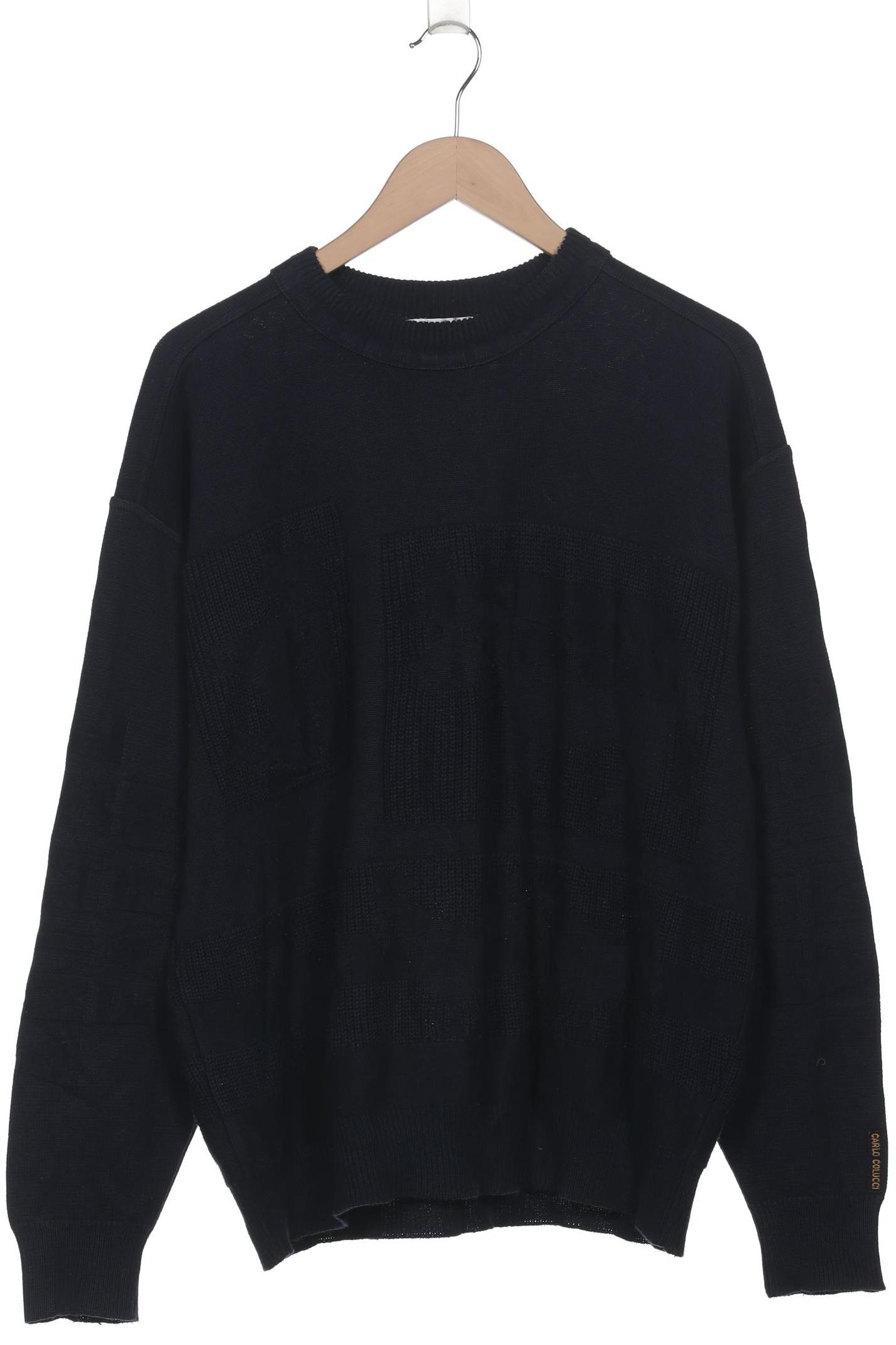 

Carlo Colucci Herren Pullover, marineblau, Gr. 54