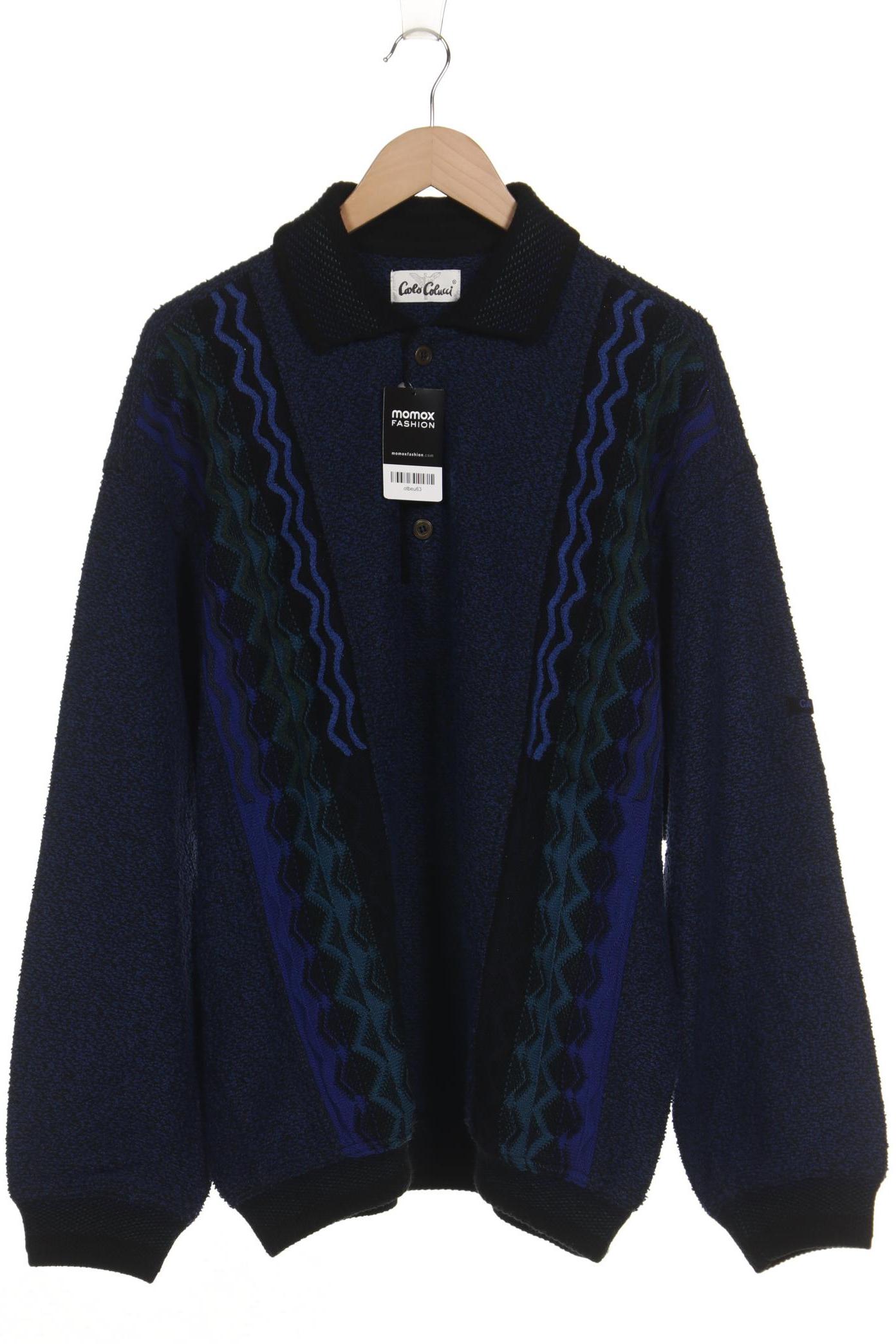 

Carlo Colucci Herren Pullover, marineblau, Gr. 58