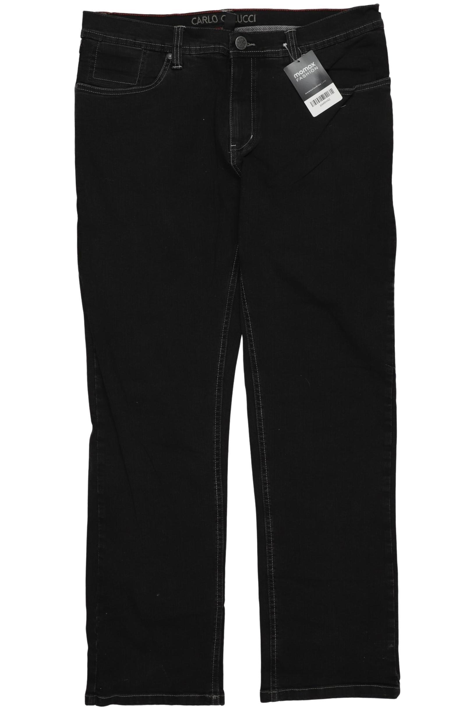 

Carlo Colucci Herren Jeans, schwarz, Gr. 50