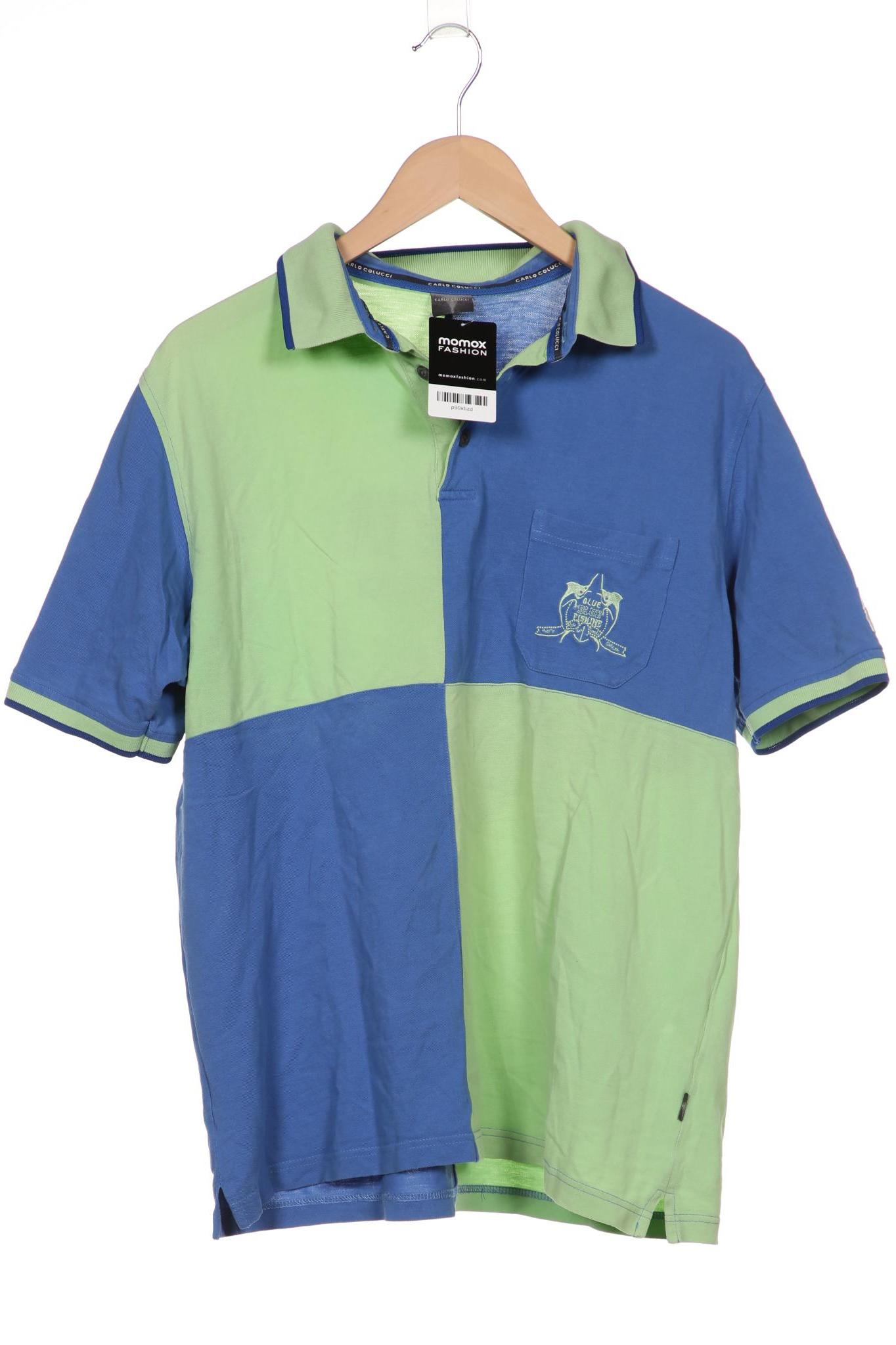 

Carlo Colucci Herren Poloshirt, blau