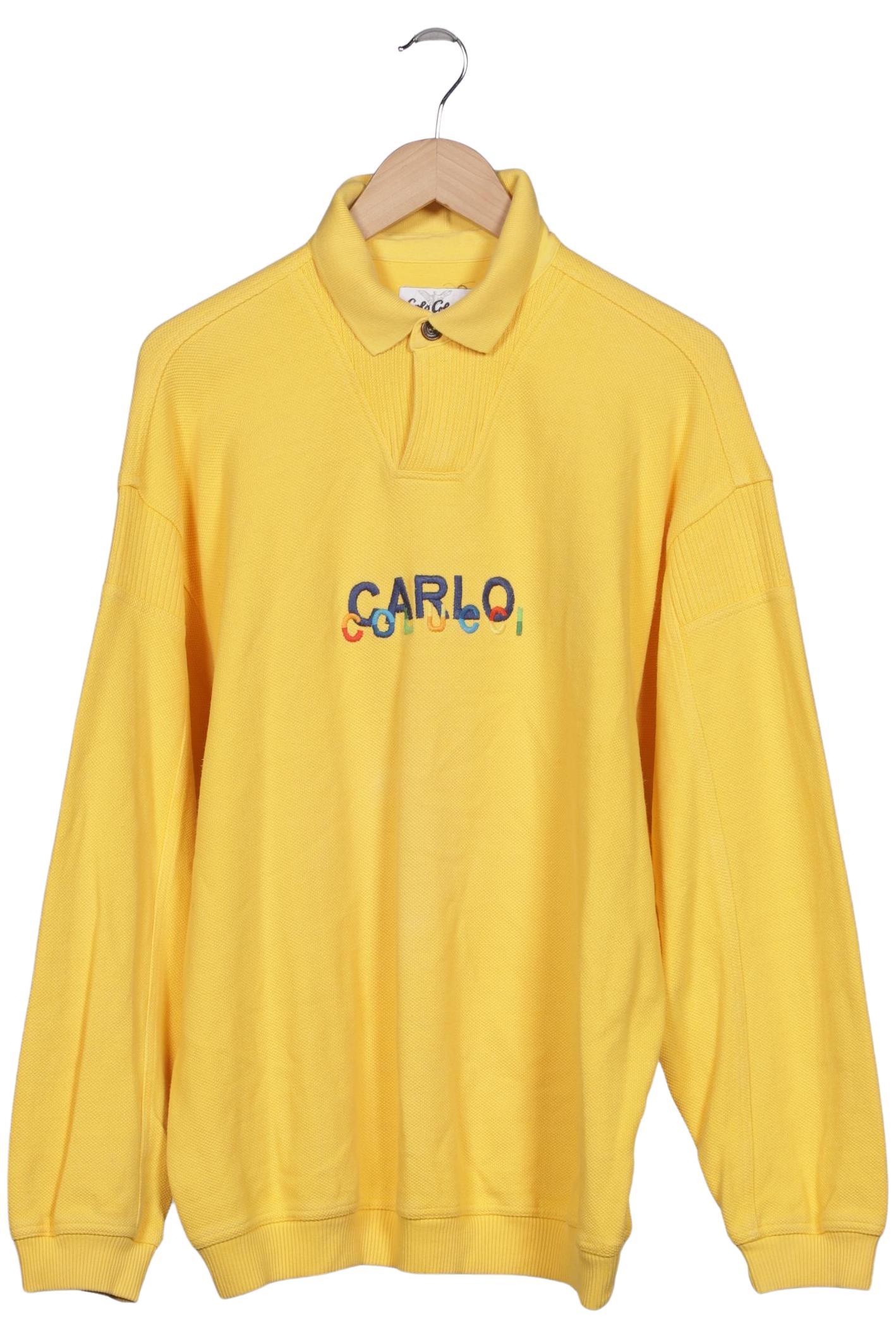 

Carlo Colucci Herren Pullover, gelb, Gr. 52