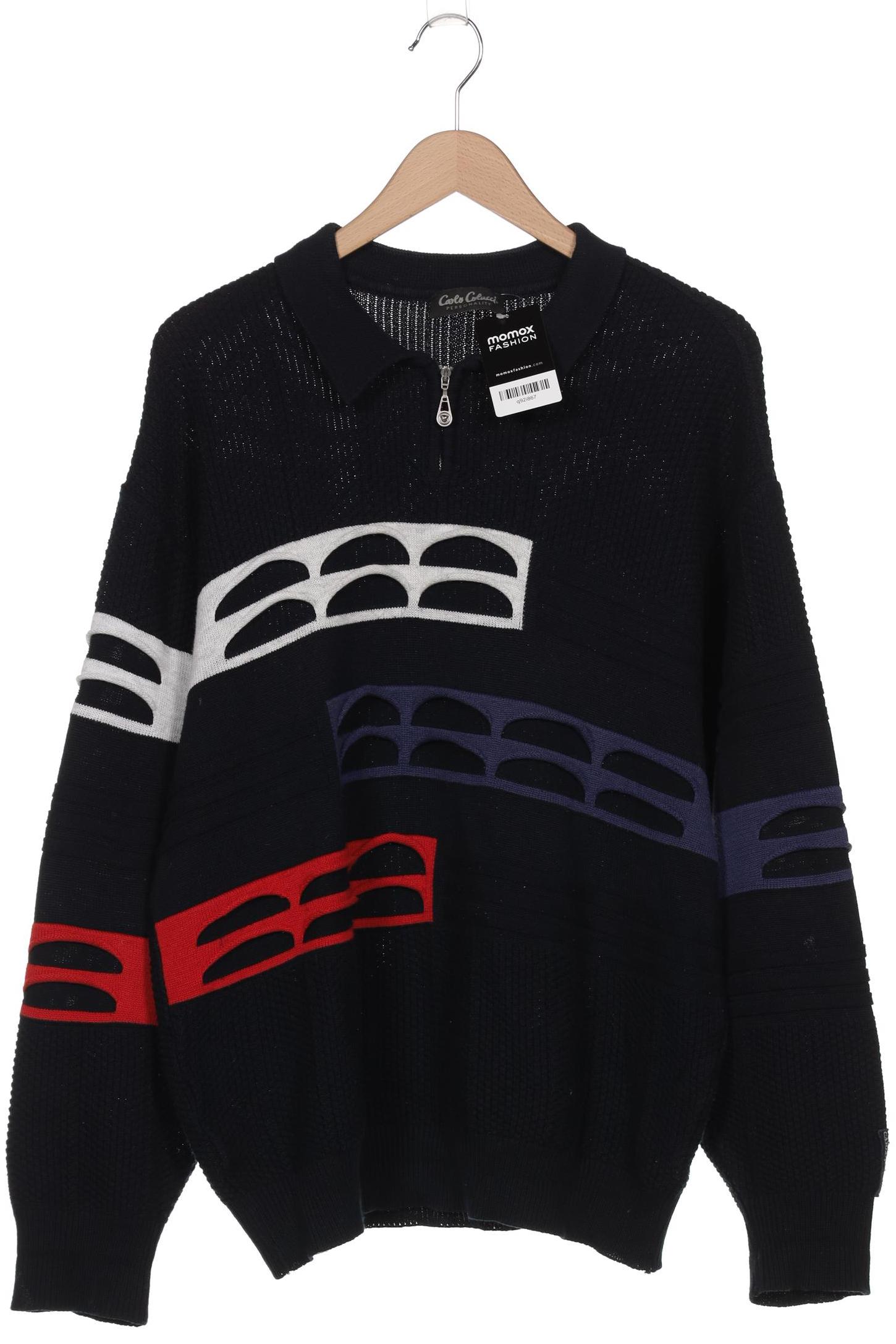 

Carlo Colucci Herren Pullover, marineblau, Gr. 52