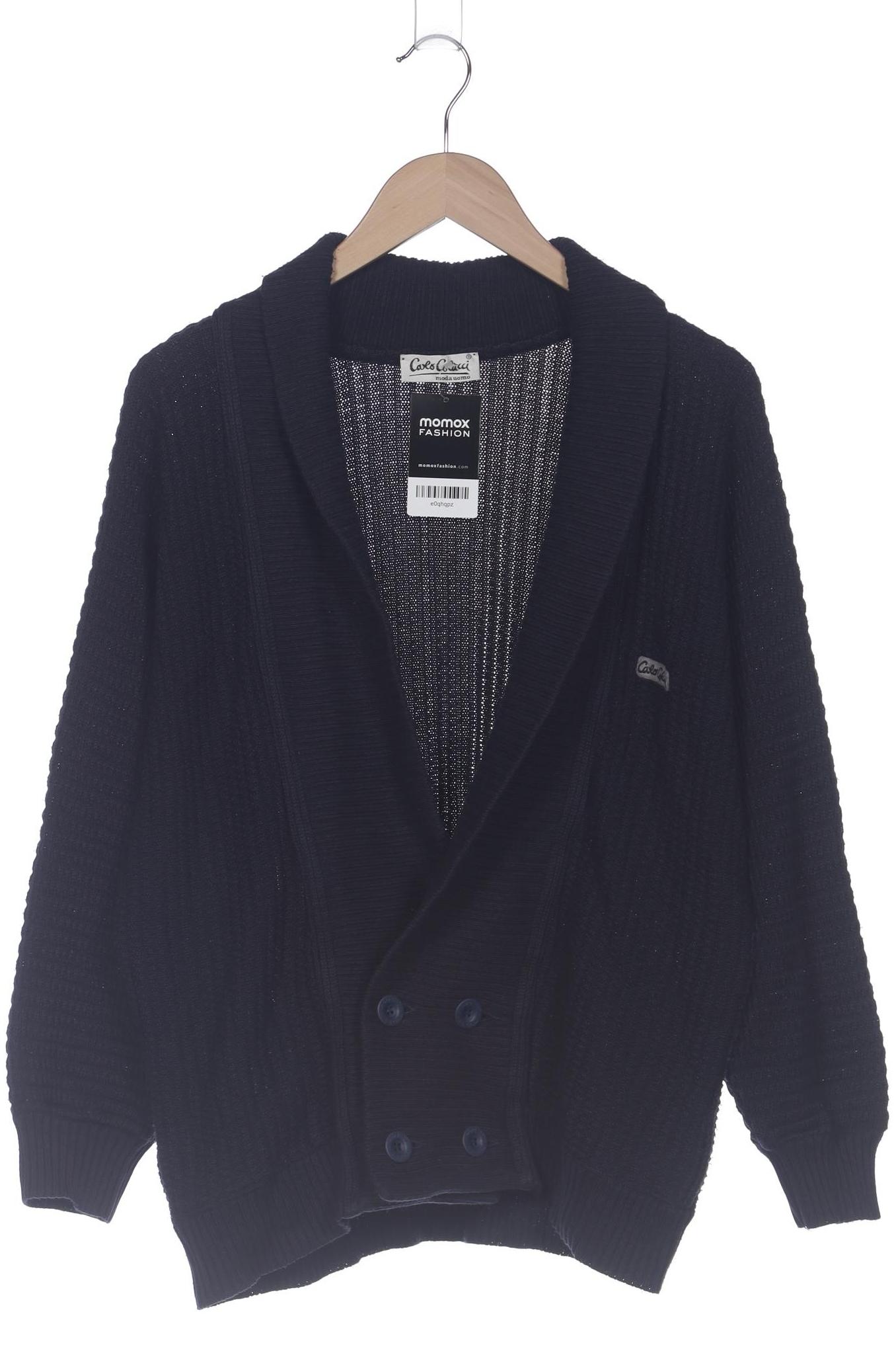 

Carlo Colucci Herren Strickjacke, marineblau, Gr. 50