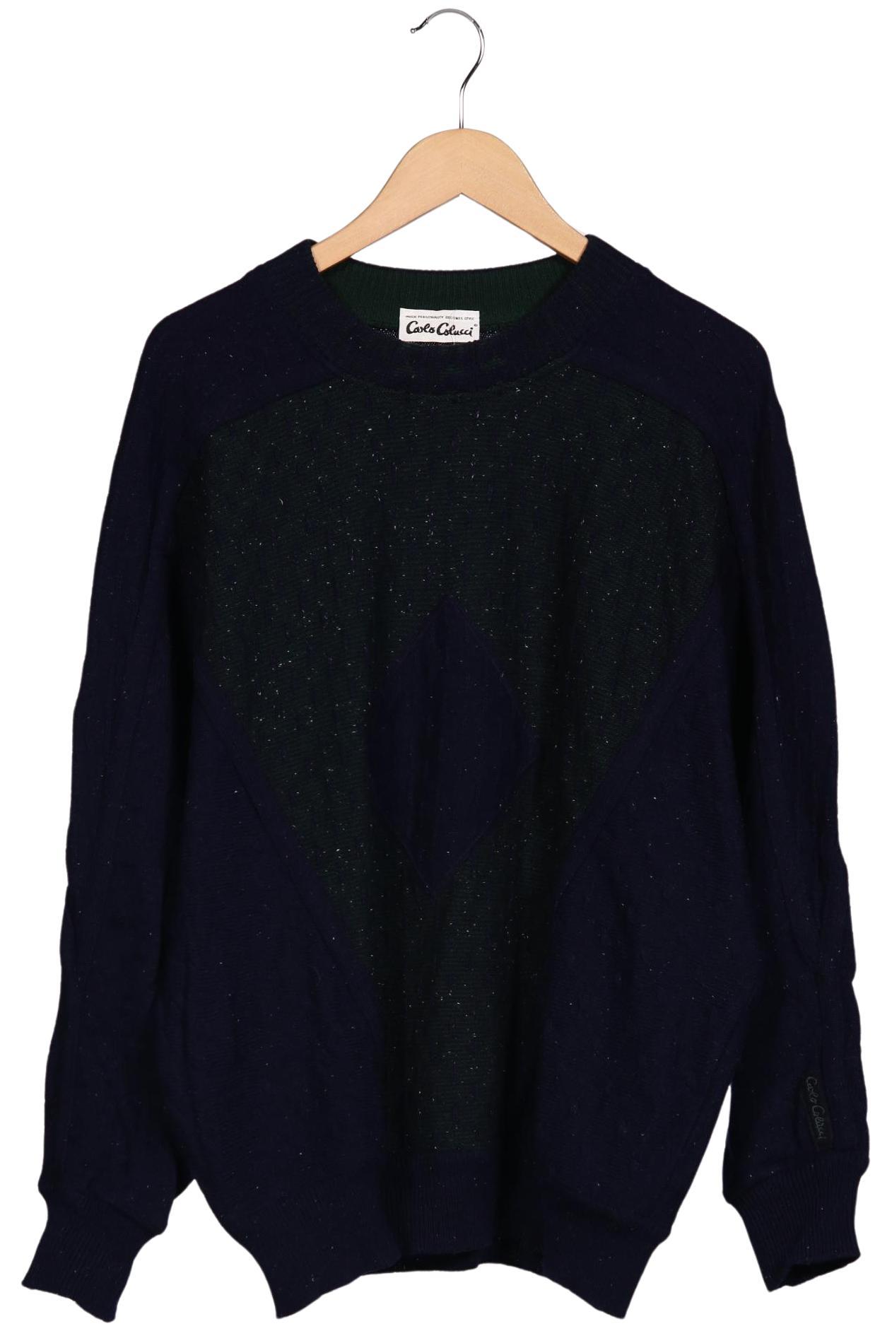 

Carlo Colucci Herren Pullover, marineblau, Gr. 50