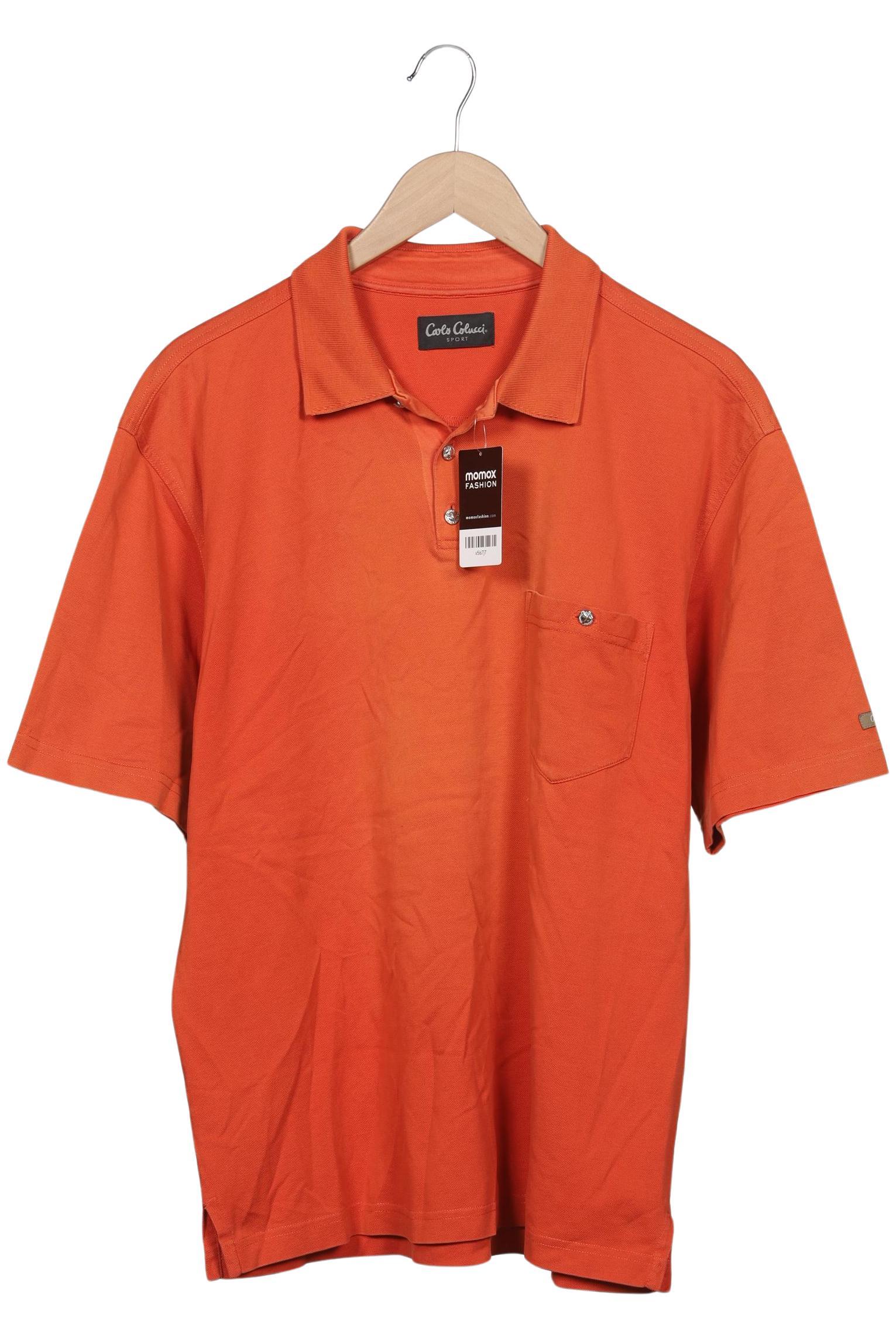 Thumbnail - Carlo Colucci Herren Poloshirt, orange, Gr. 48