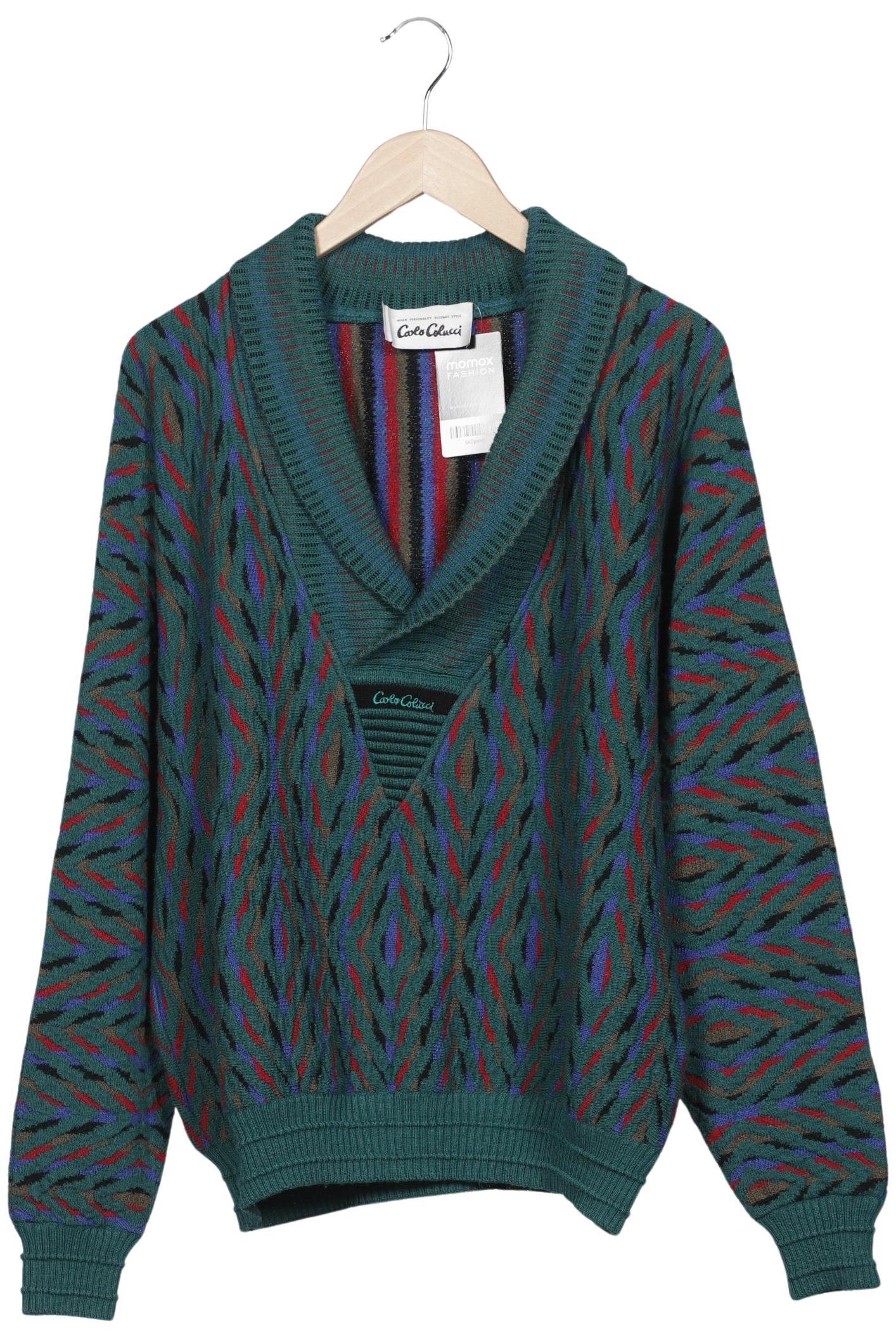 

Carlo Colucci Herren Pullover, grün, Gr. 50