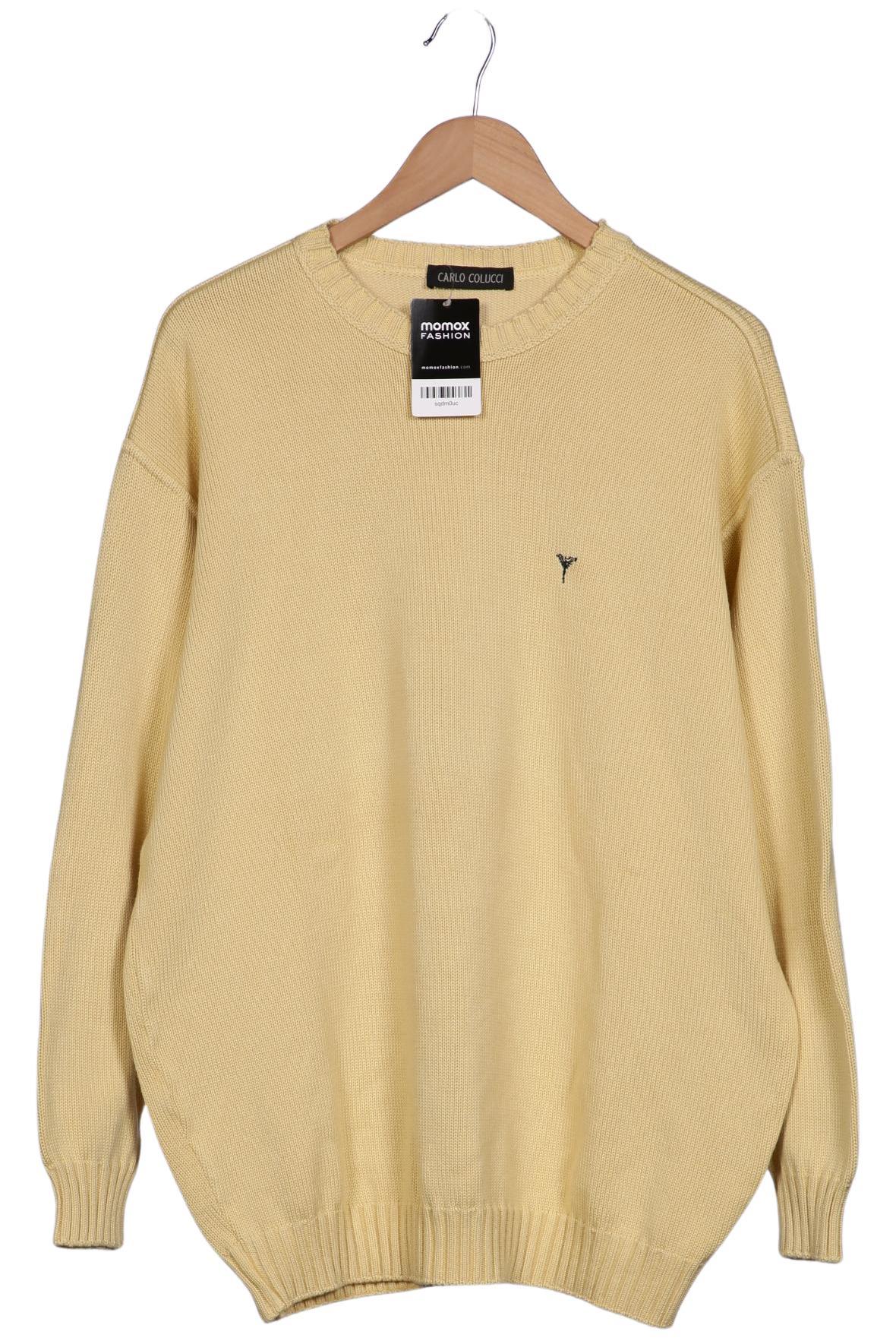 

Carlo Colucci Herren Pullover, gelb, Gr. 56