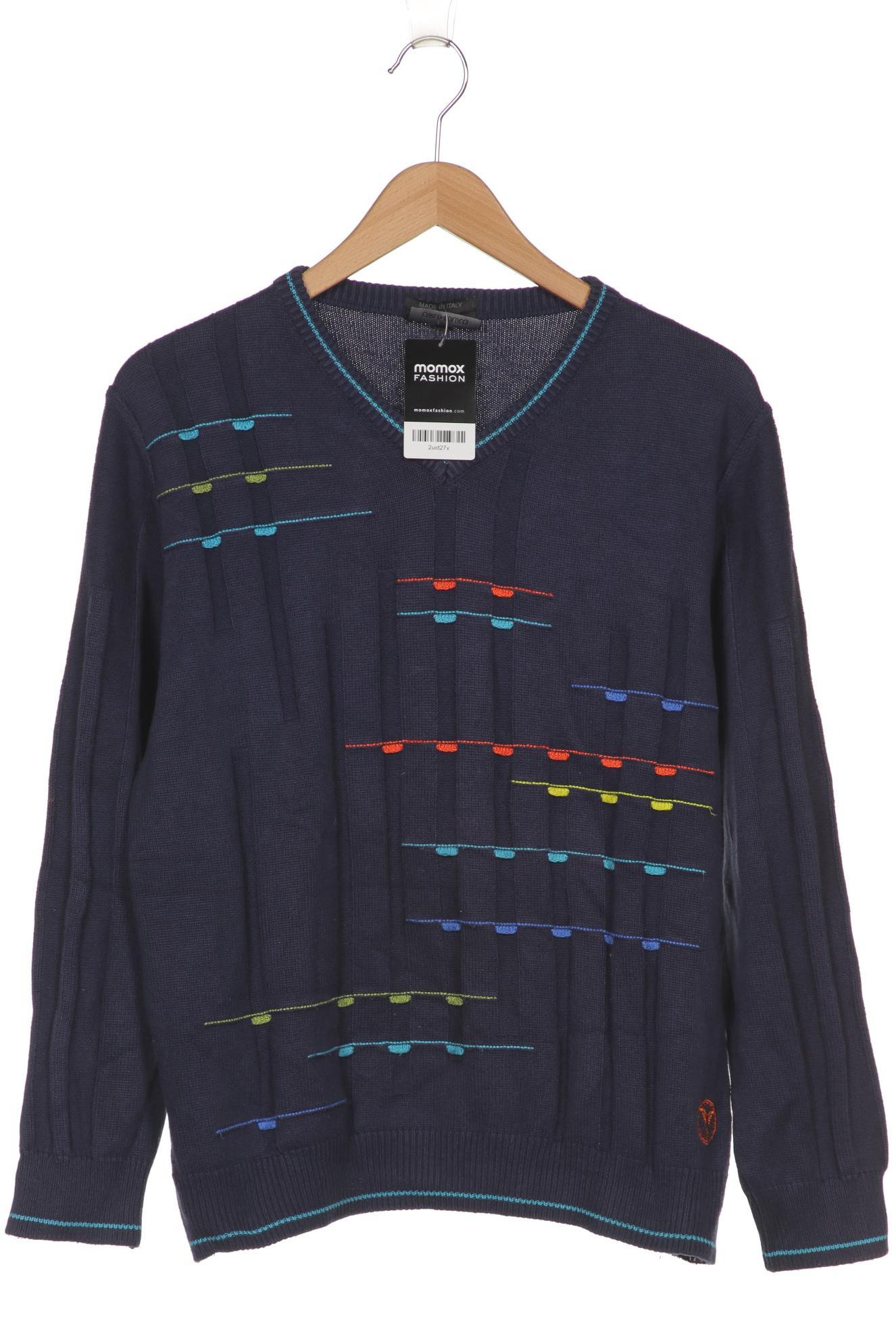 

Carlo Colucci Herren Pullover, marineblau