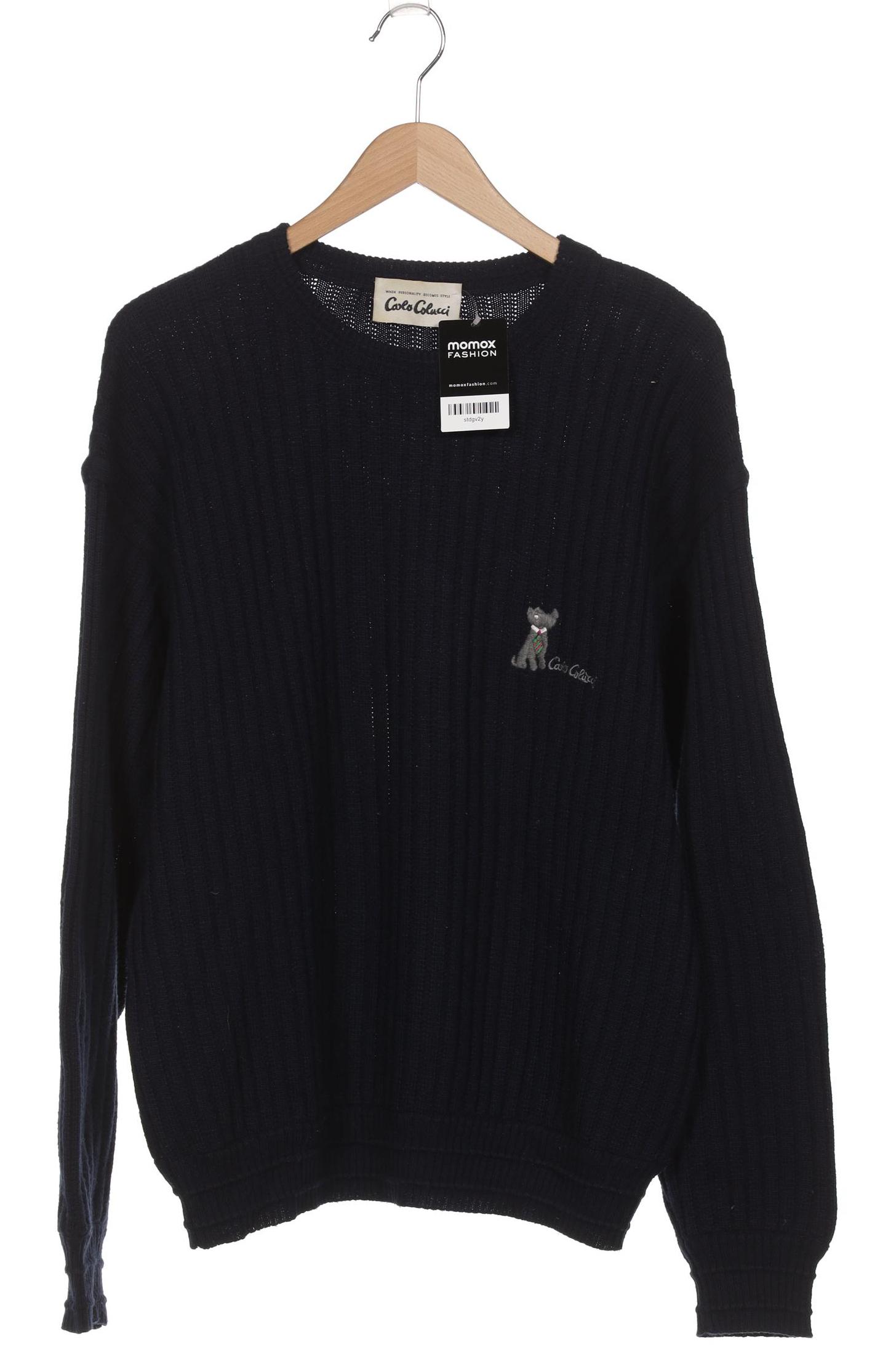 

Carlo Colucci Herren Pullover, marineblau, Gr. 50