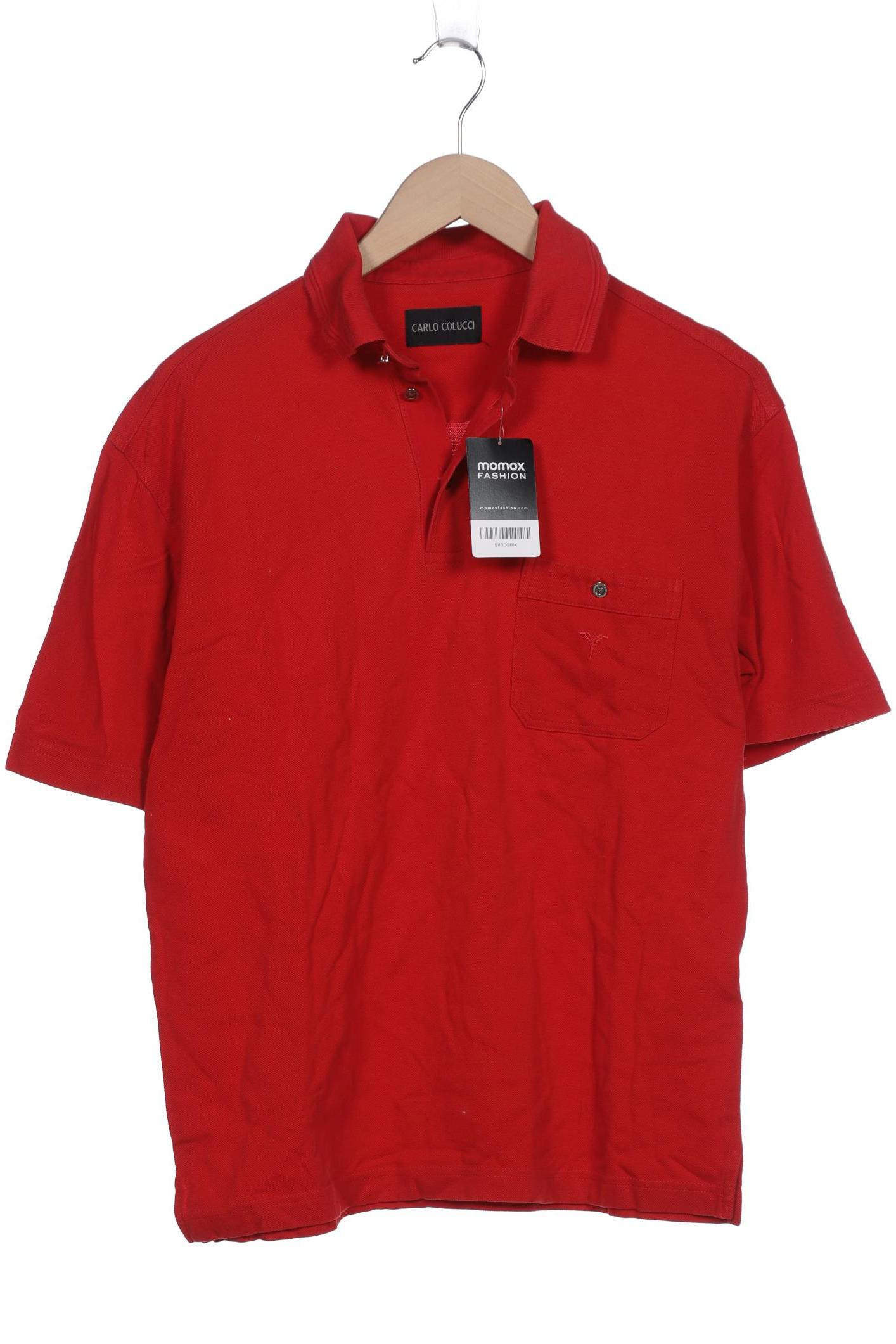 

Carlo Colucci Herren Poloshirt, rot, Gr. 44
