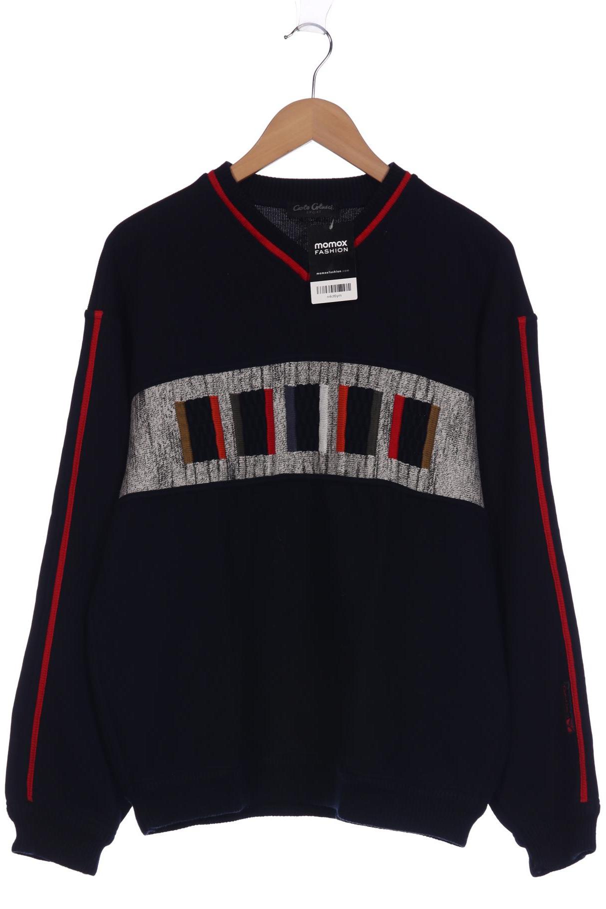 

Carlo Colucci Herren Pullover, marineblau, Gr. 48