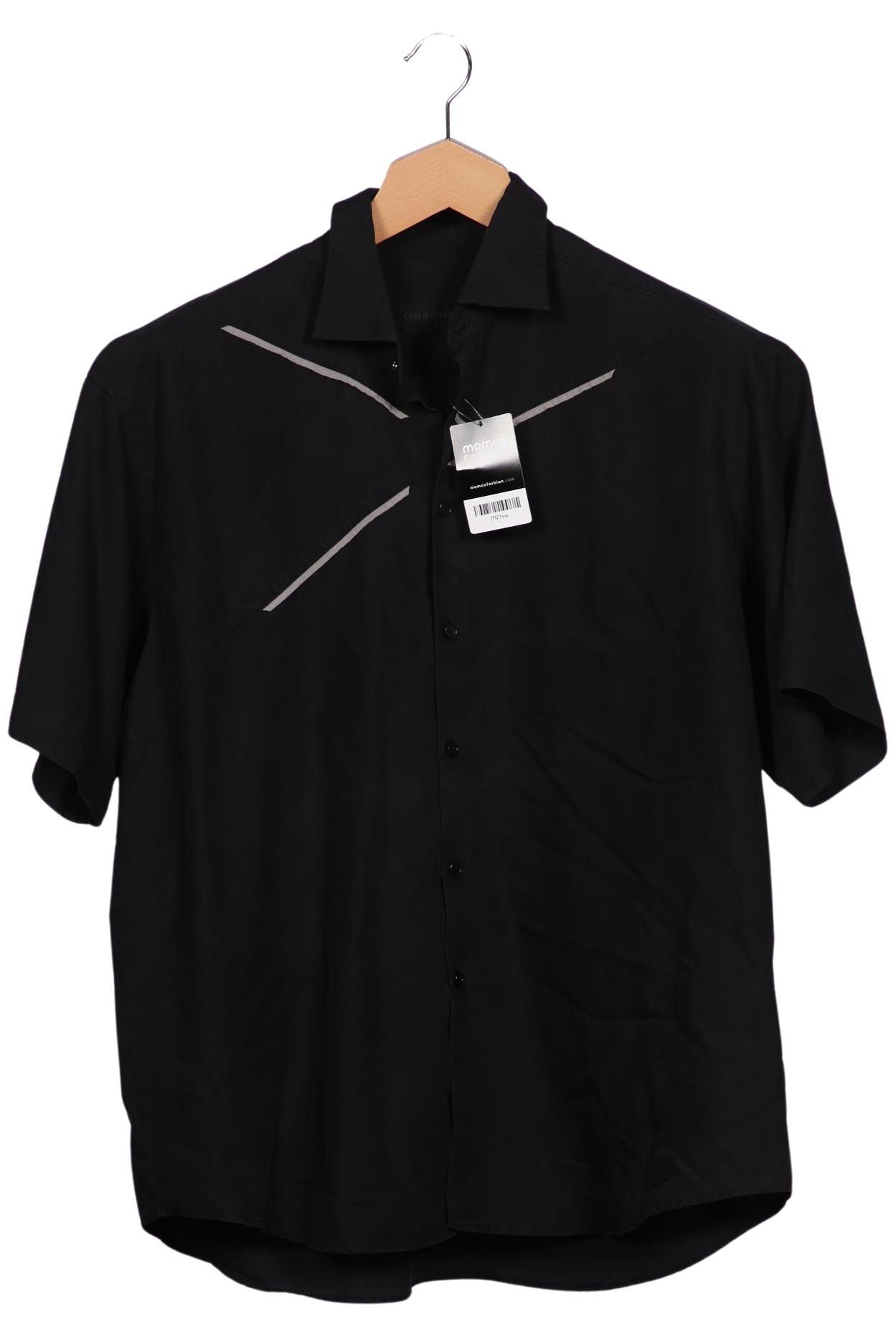 

Carlo Colucci Herren Hemd, schwarz, Gr. 56