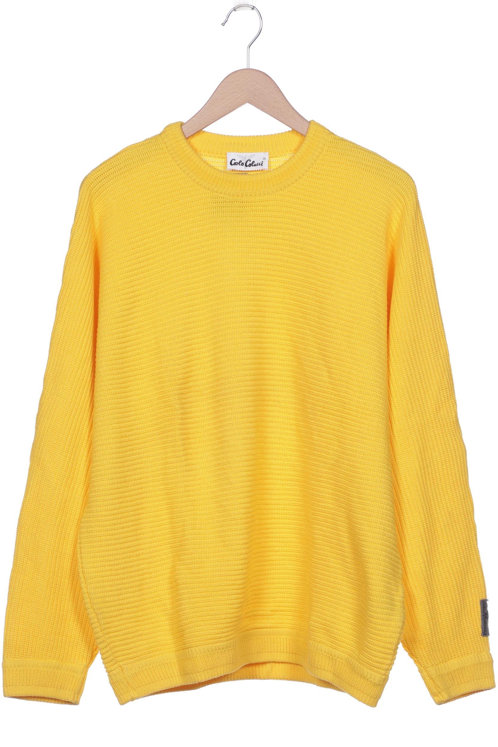 

Carlo Colucci Herren Pullover, gelb, Gr. 52