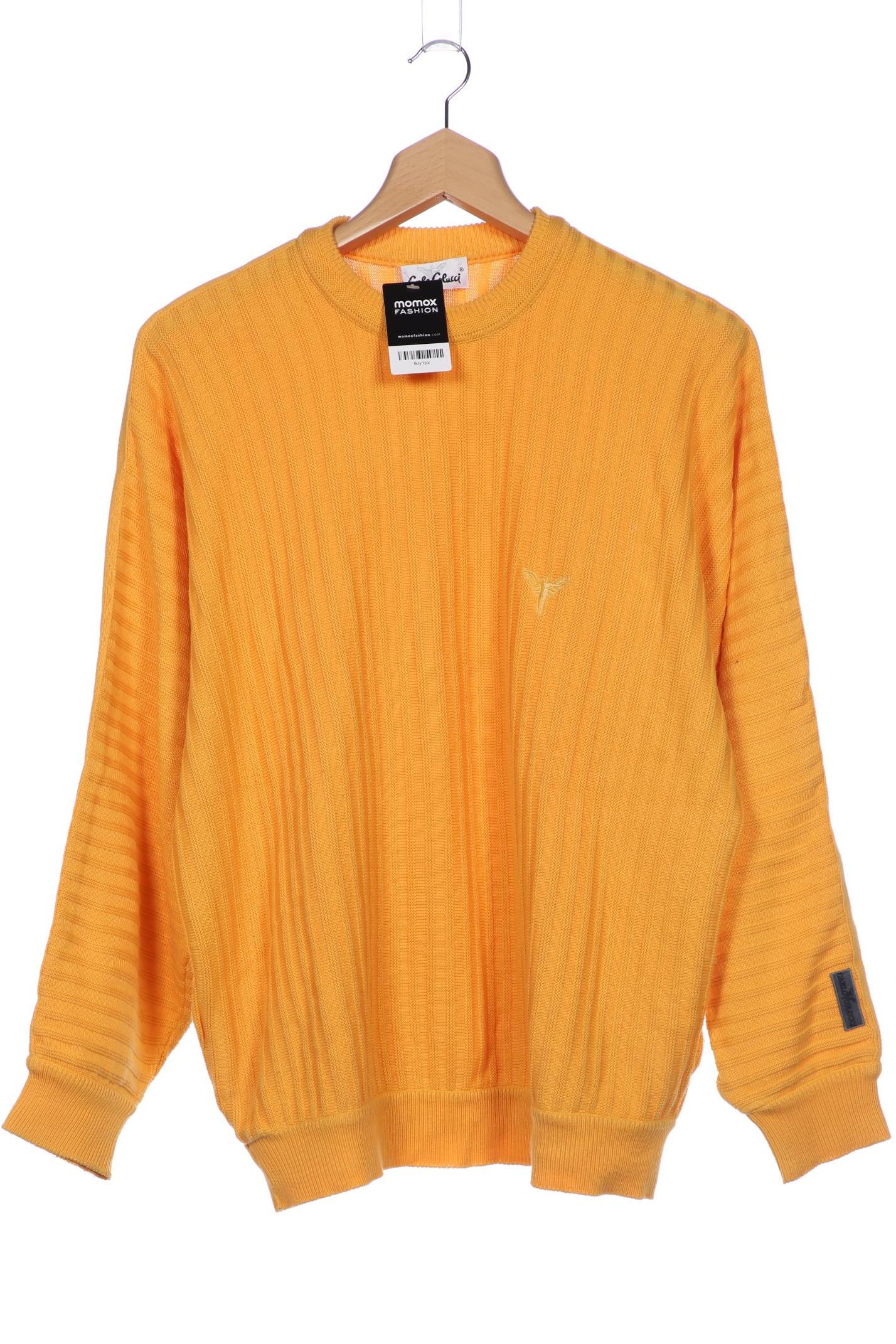 

Carlo Colucci Herren Pullover, orange, Gr. 56