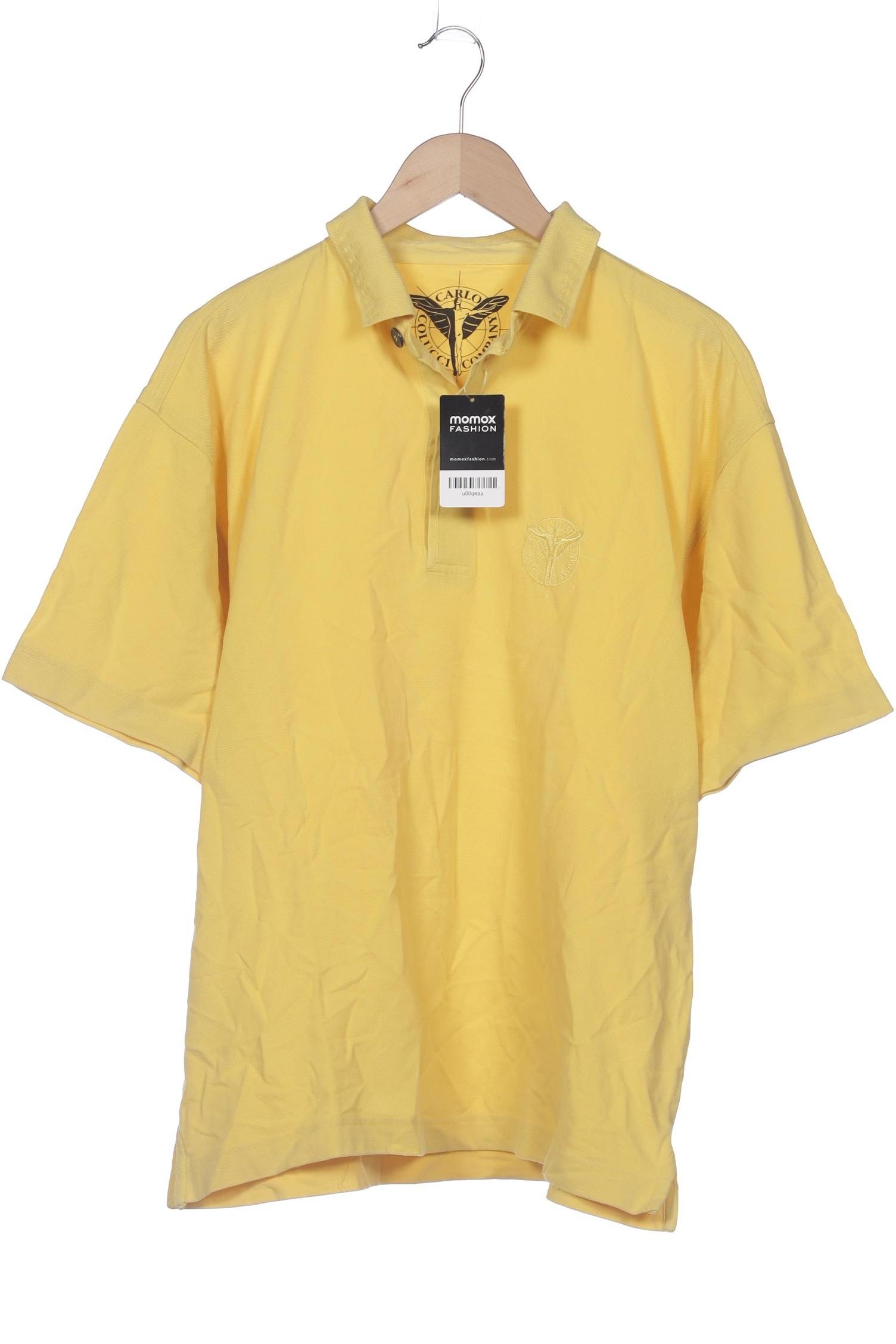 

Carlo Colucci Herren Poloshirt, gelb, Gr. 52