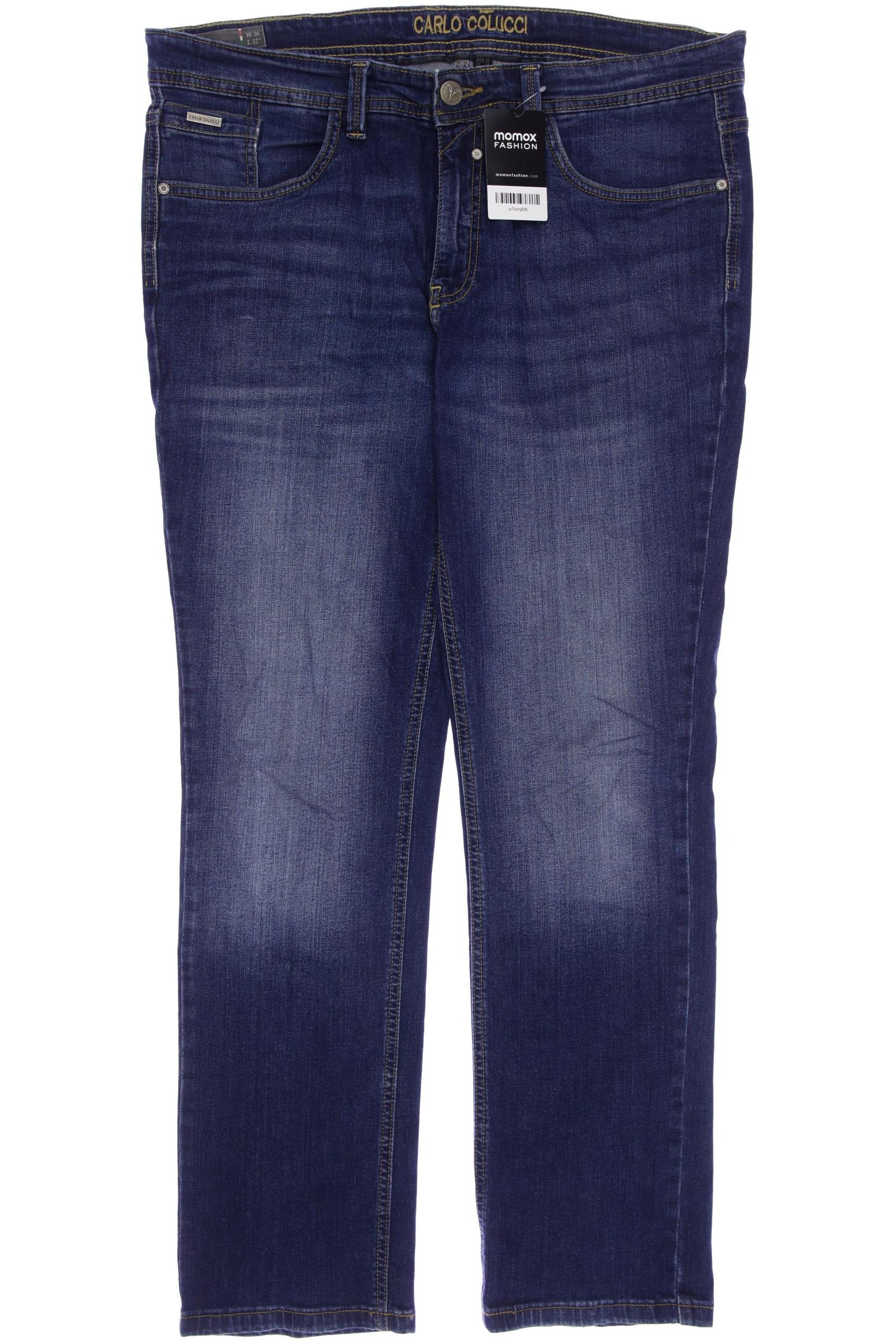 

Carlo Colucci Herren Jeans, marineblau, Gr. 36