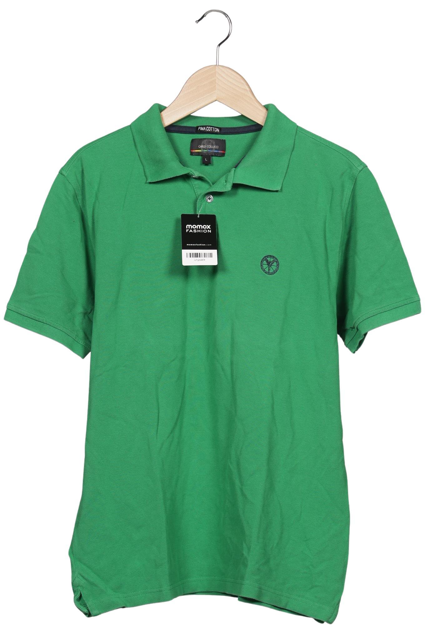 Thumbnail - Carlo Colucci Herren Poloshirt, grün, Gr. 52