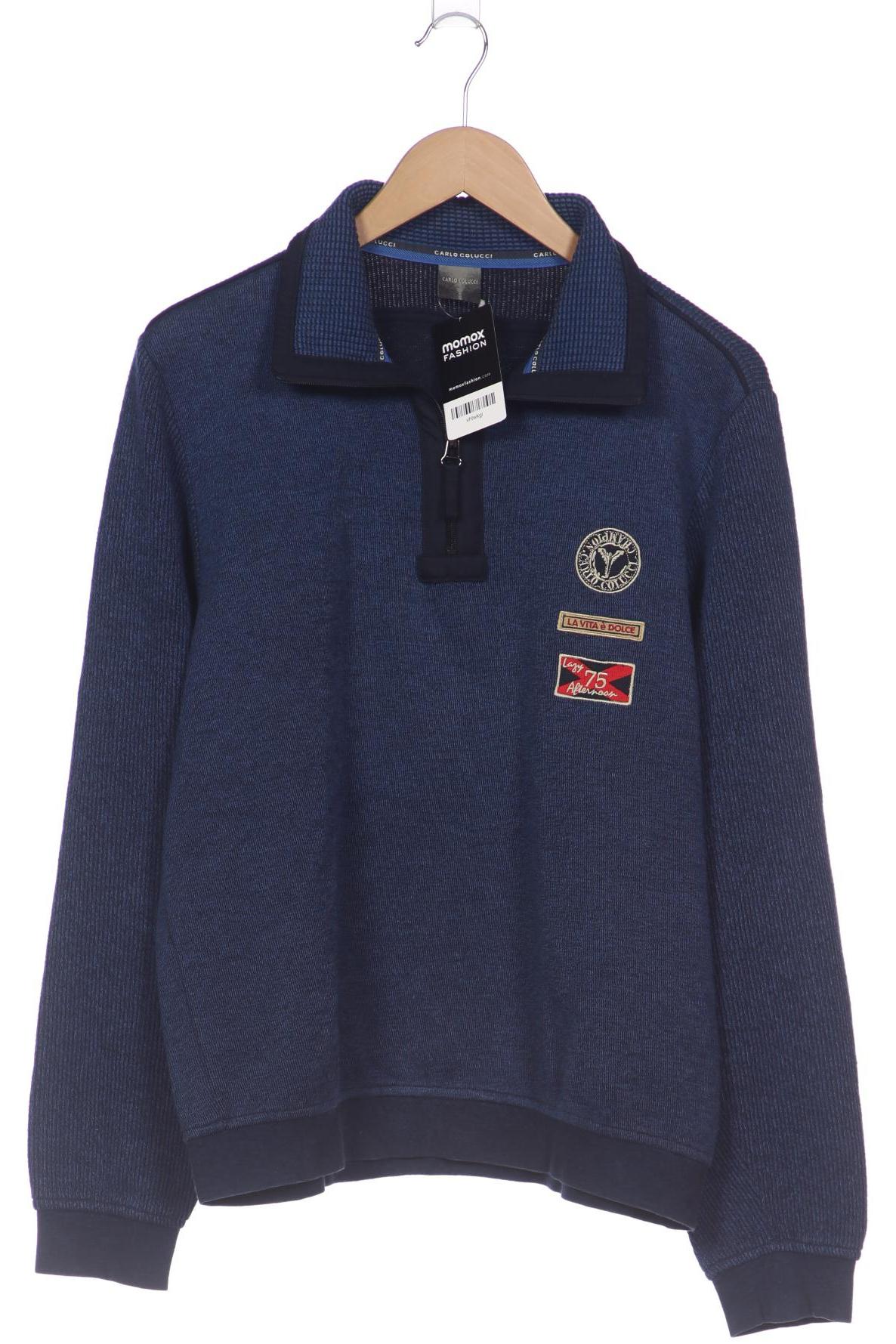 

Carlo Colucci Herren Pullover, marineblau, Gr. 46