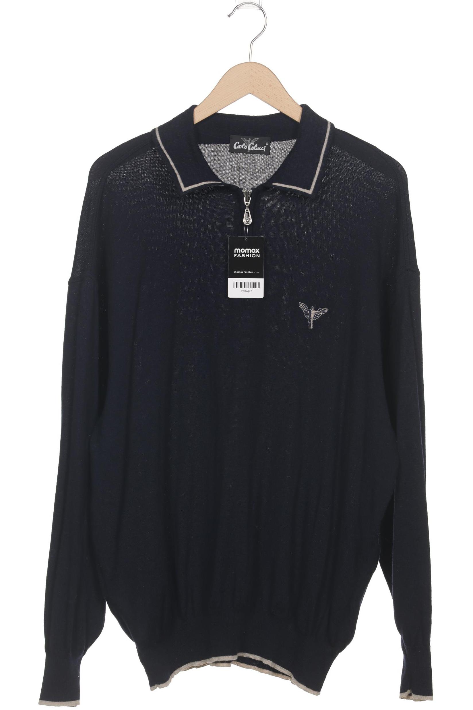 

Carlo Colucci Herren Pullover, marineblau, Gr. 54