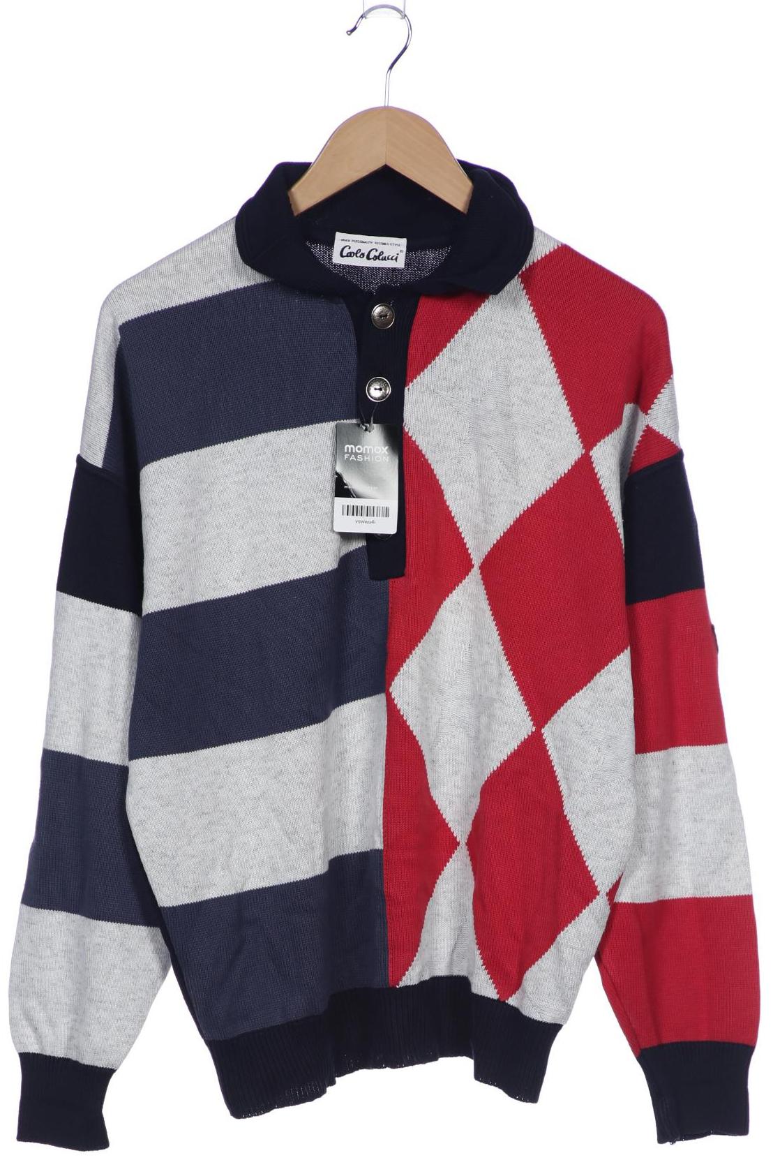 

Carlo Colucci Herren Pullover, marineblau, Gr. 50
