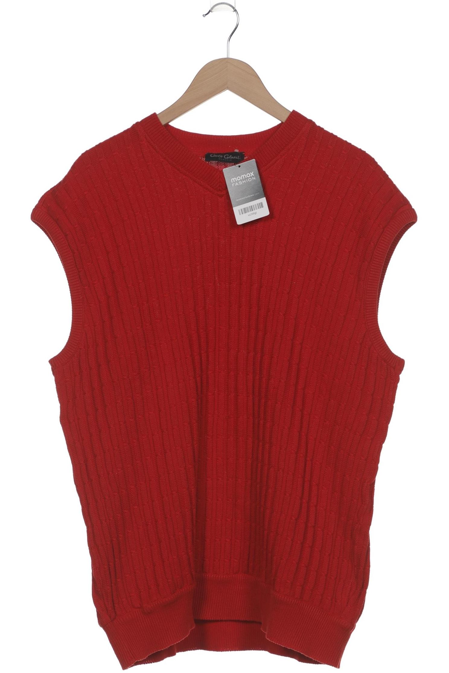 

Carlo Colucci Herren Pullover, rot, Gr. 56