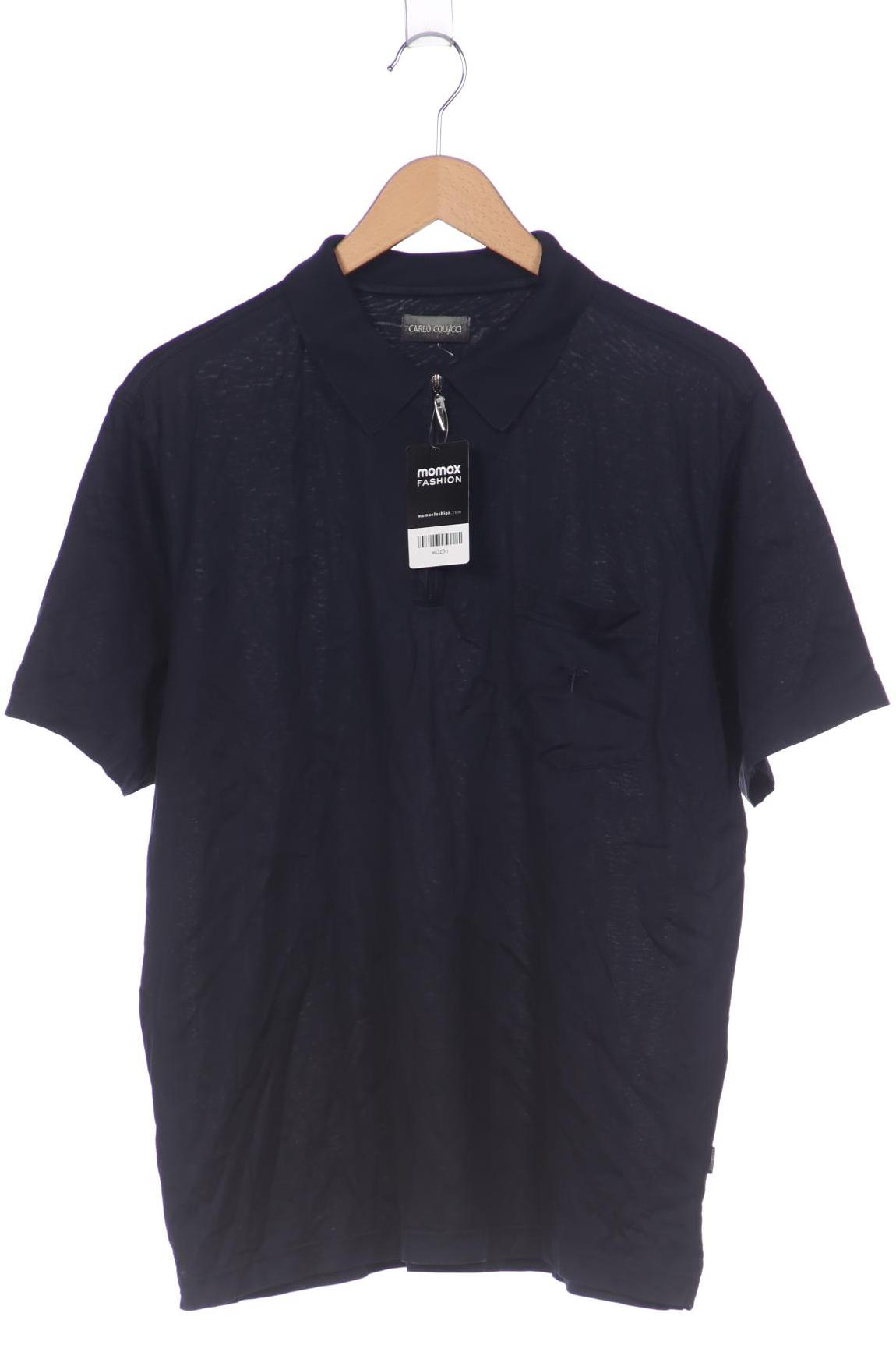 

Carlo Colucci Herren Poloshirt, marineblau, Gr. 52