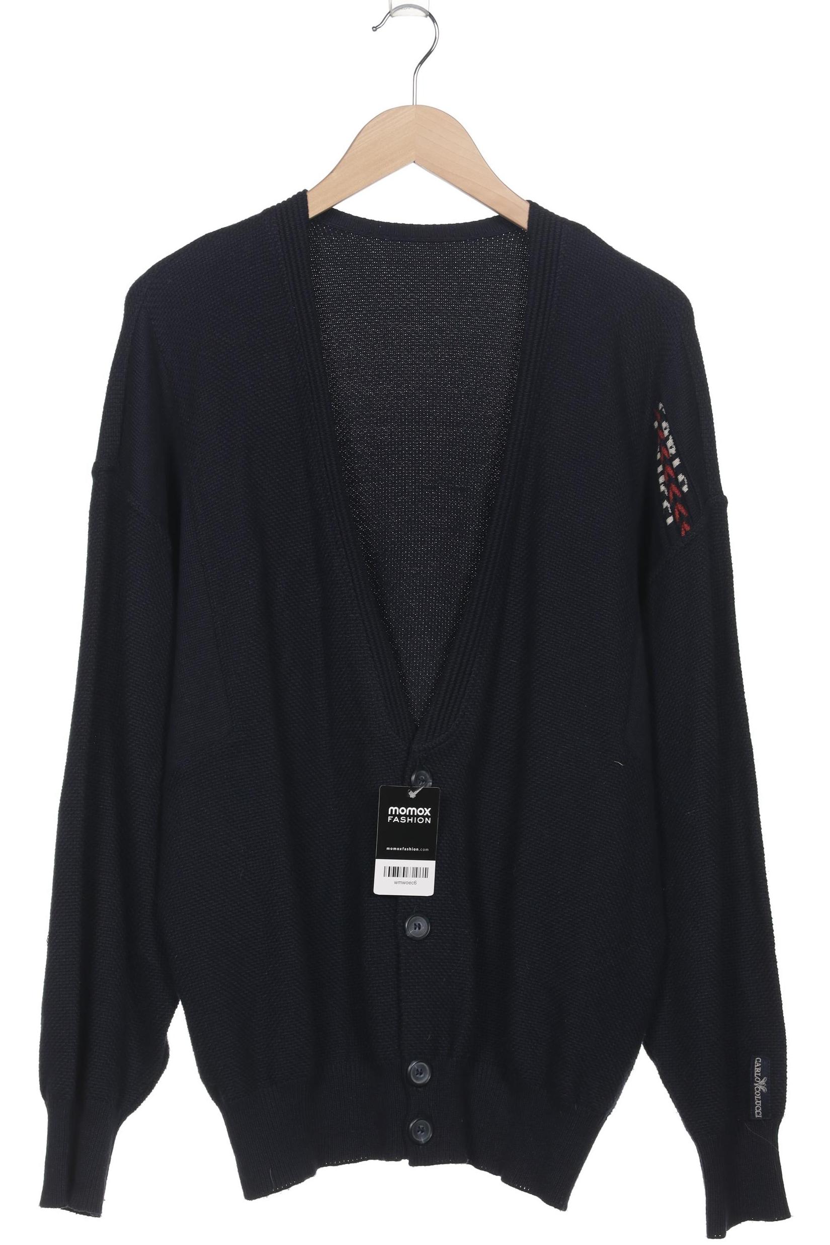 Thumbnail - Carlo Colucci Herren Strickjacke, marineblau, Gr. 52