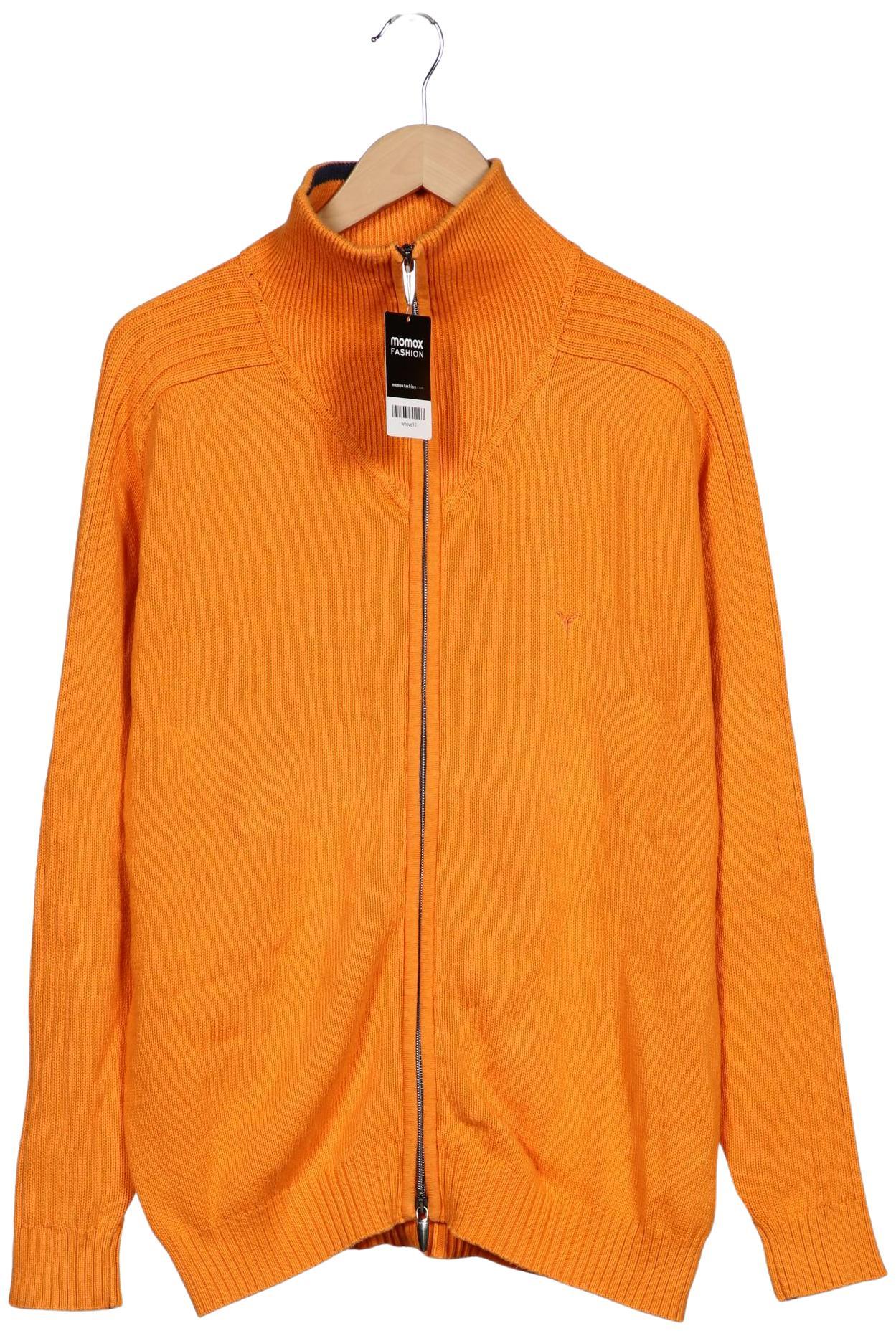 

Carlo Colucci Herren Strickjacke, orange, Gr. 52