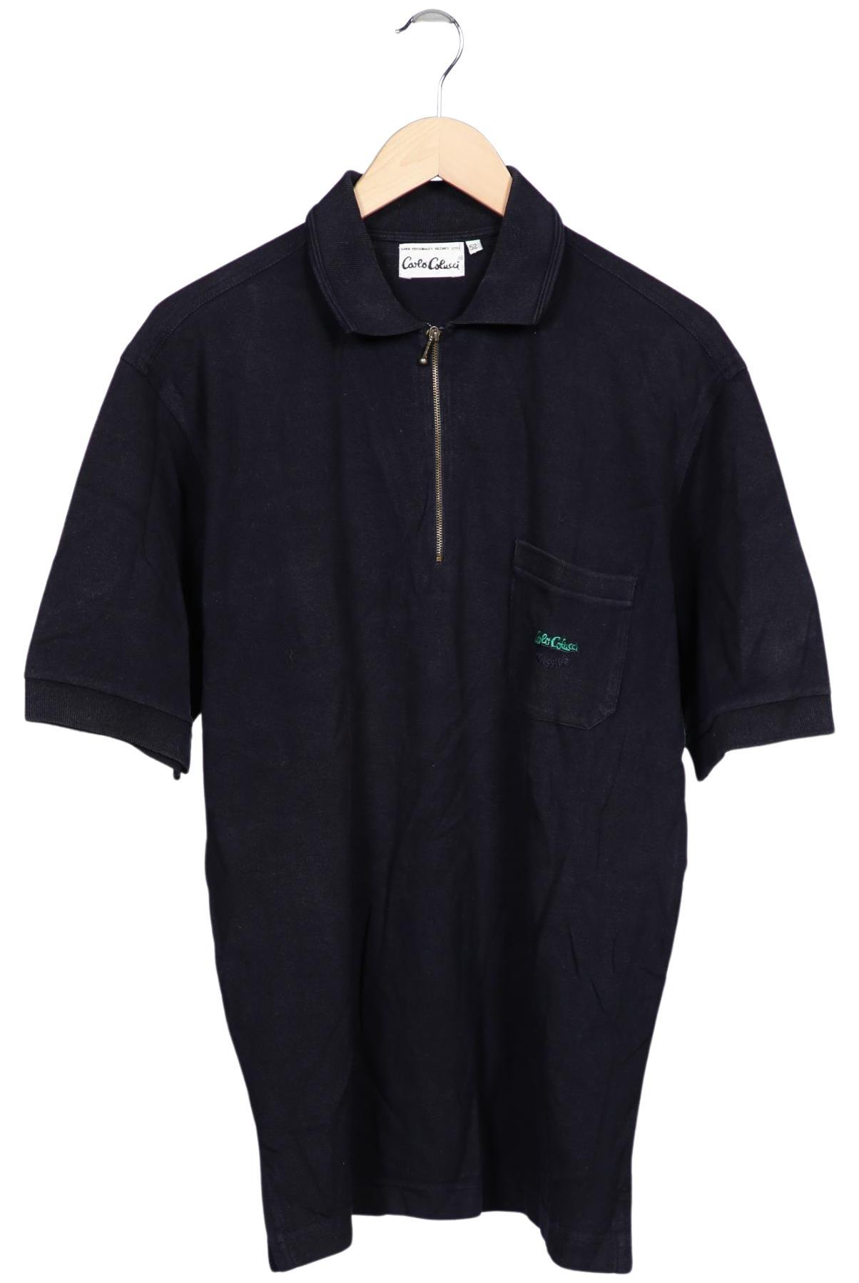 

Carlo Colucci Herren Poloshirt, marineblau, Gr. 52