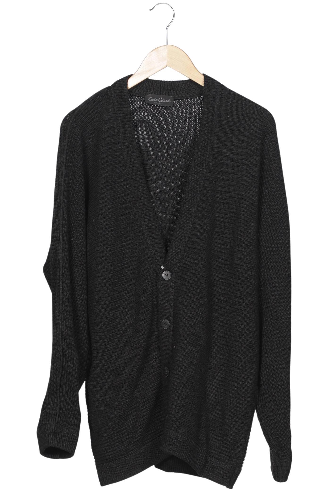 

Carlo Colucci Herren Strickjacke, schwarz, Gr. 56