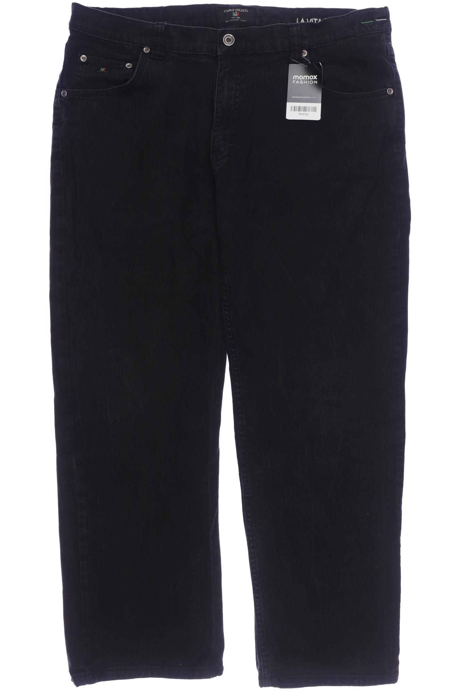 

Carlo Colucci Herren Jeans, schwarz, Gr. 40
