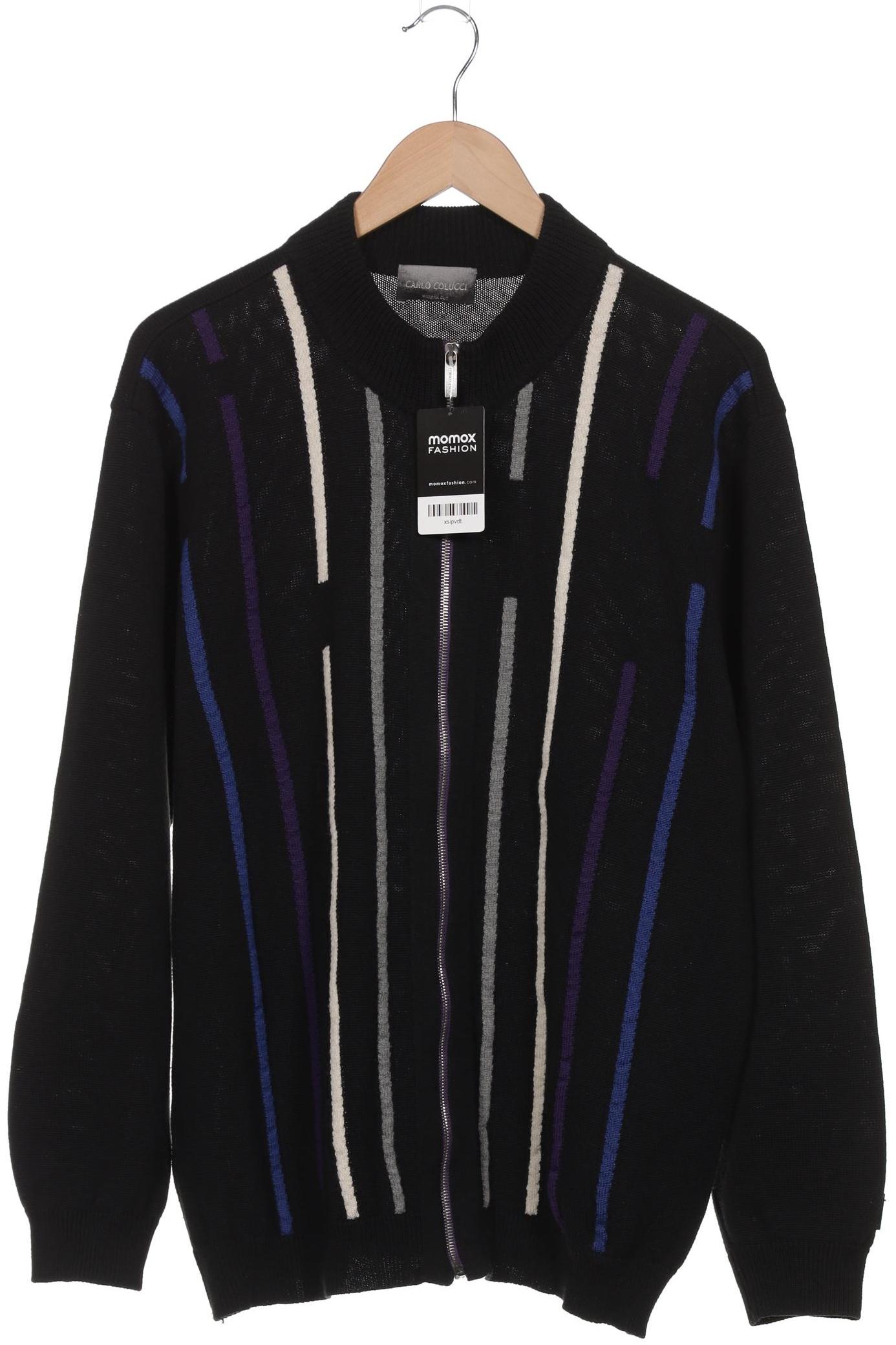 

Carlo Colucci Herren Strickjacke, schwarz, Gr. 54