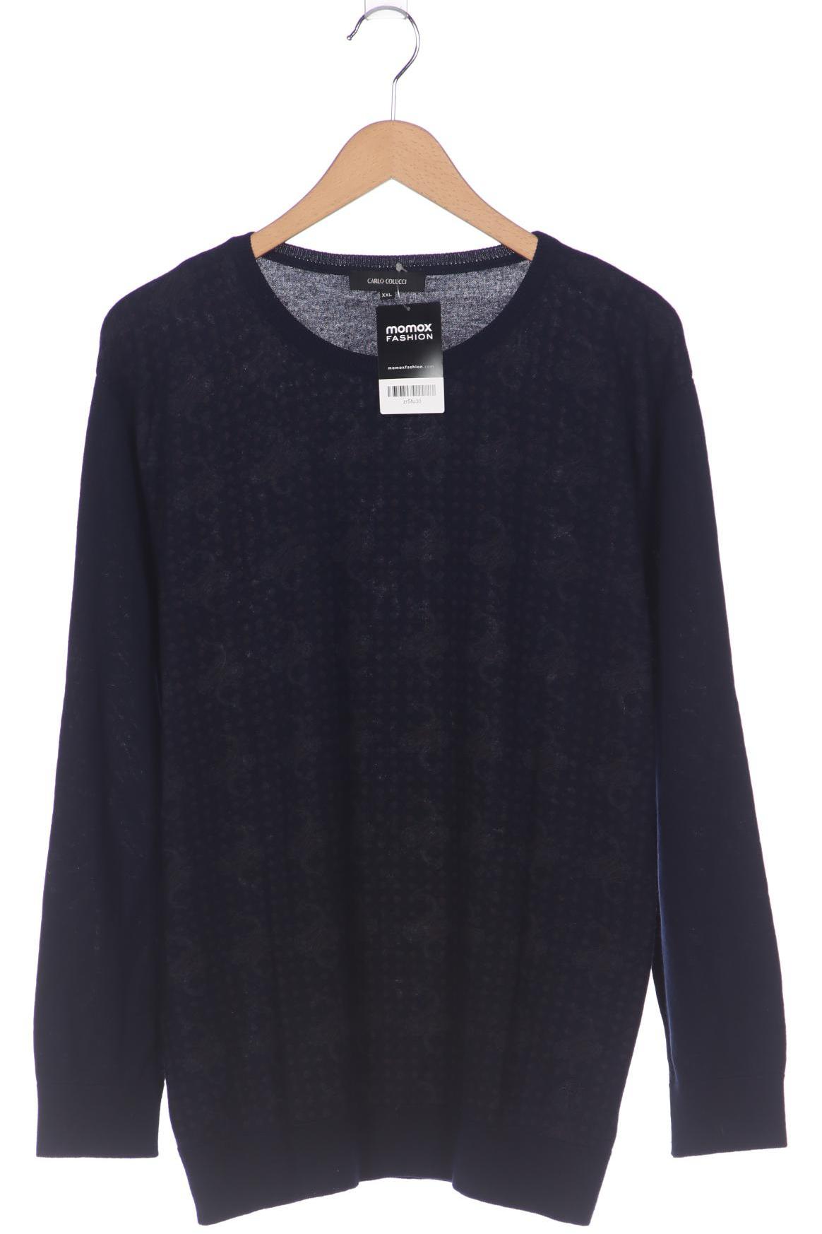 

Carlo Colucci Herren Pullover, marineblau, Gr. 56