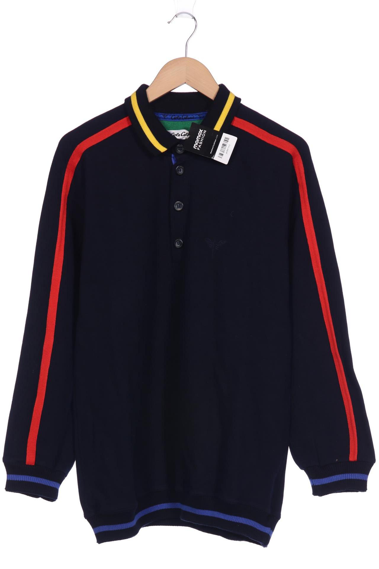 

Carlo Colucci Herren Pullover, marineblau