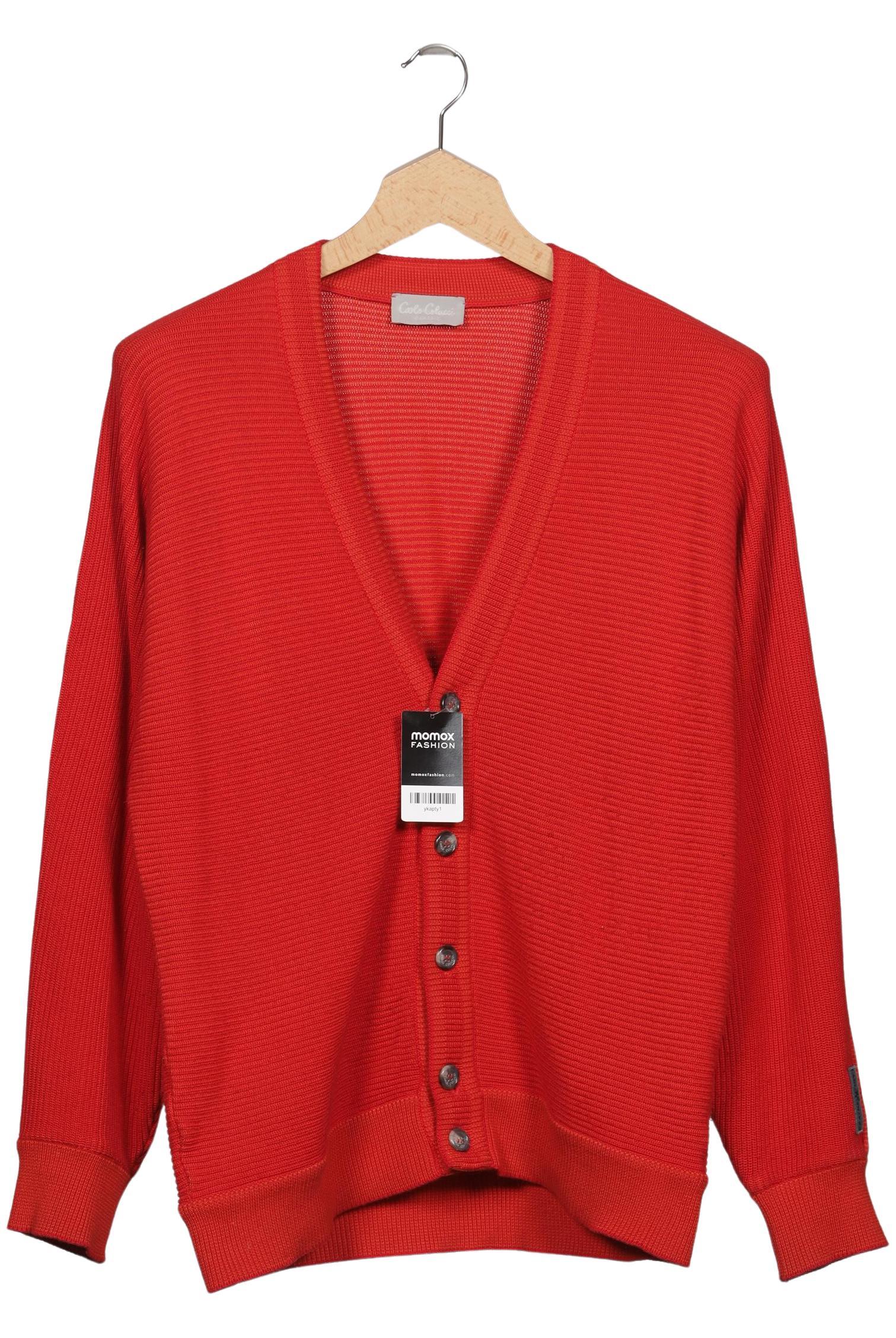 

Carlo Colucci Herren Strickjacke, rot, Gr. 52