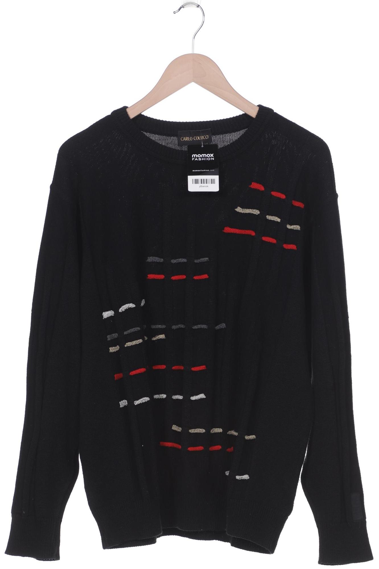 

Carlo Colucci Herren Pullover, schwarz