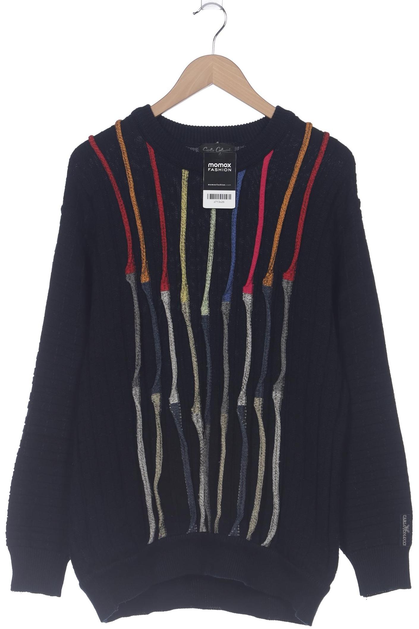 

Carlo Colucci Herren Pullover, marineblau, Gr. 54