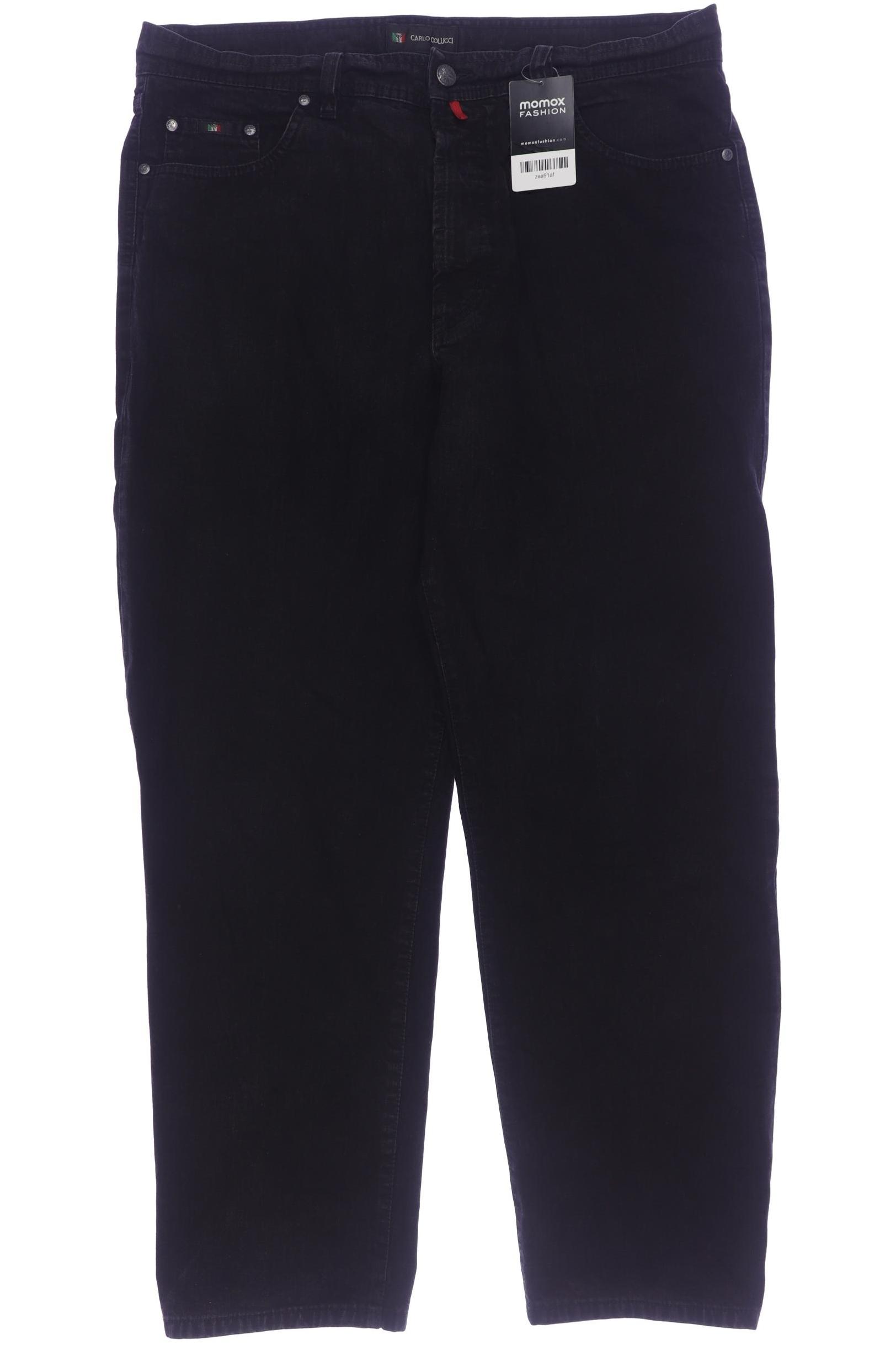 

Carlo Colucci Herren Jeans, schwarz, Gr. 38