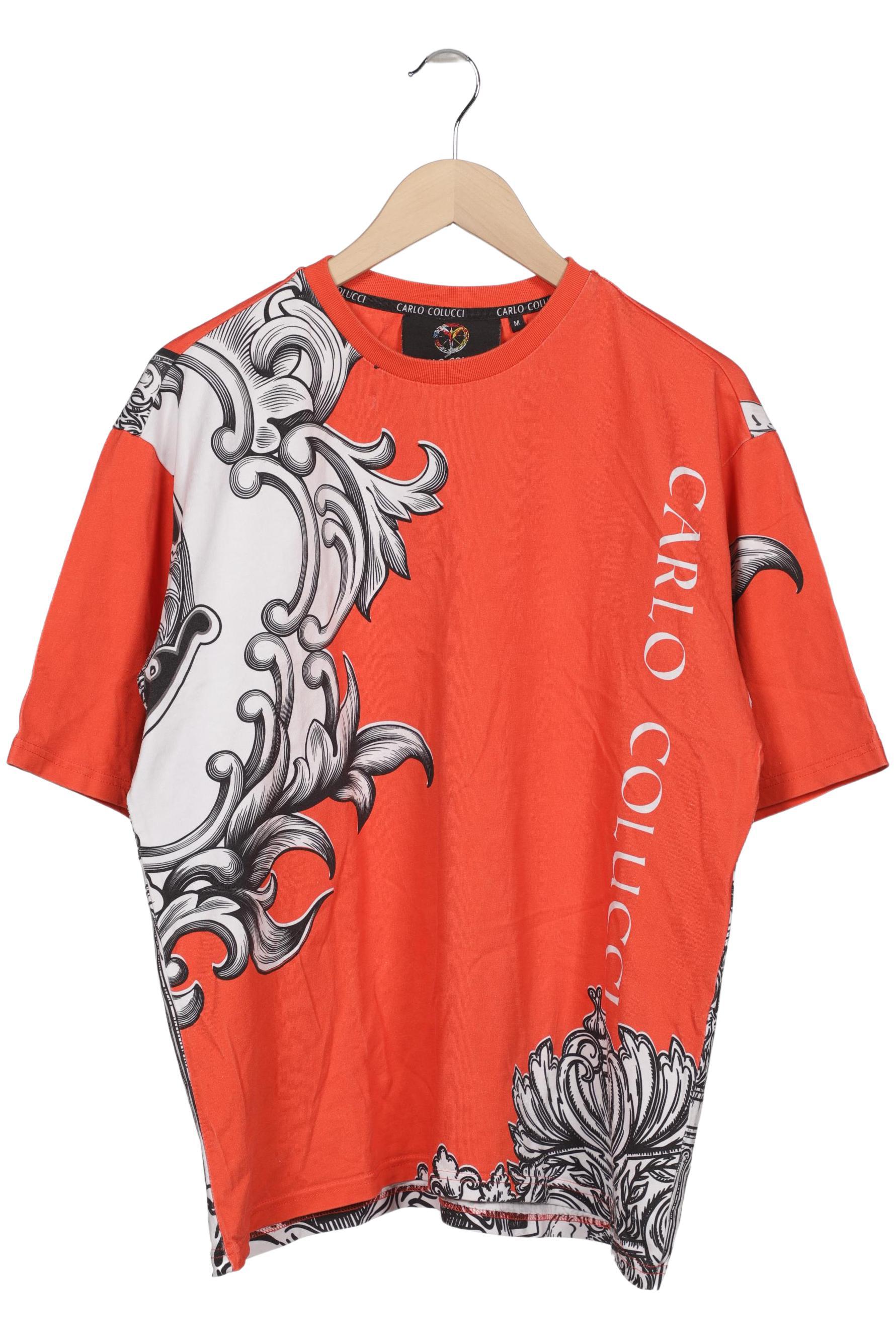 

Carlo Colucci Herren T-Shirt, orange, Gr. 48